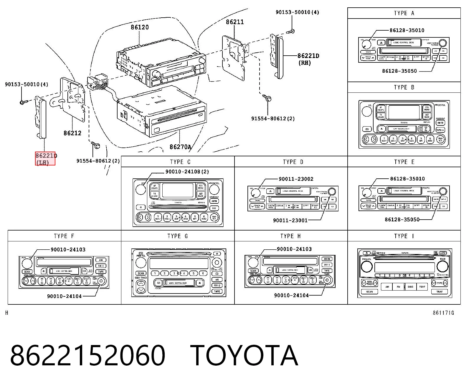 8622152060 Toyota