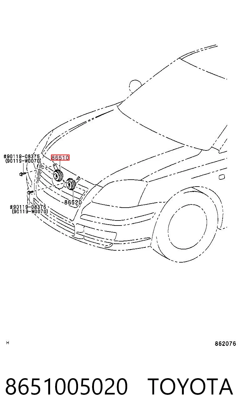 8651005020 Toyota