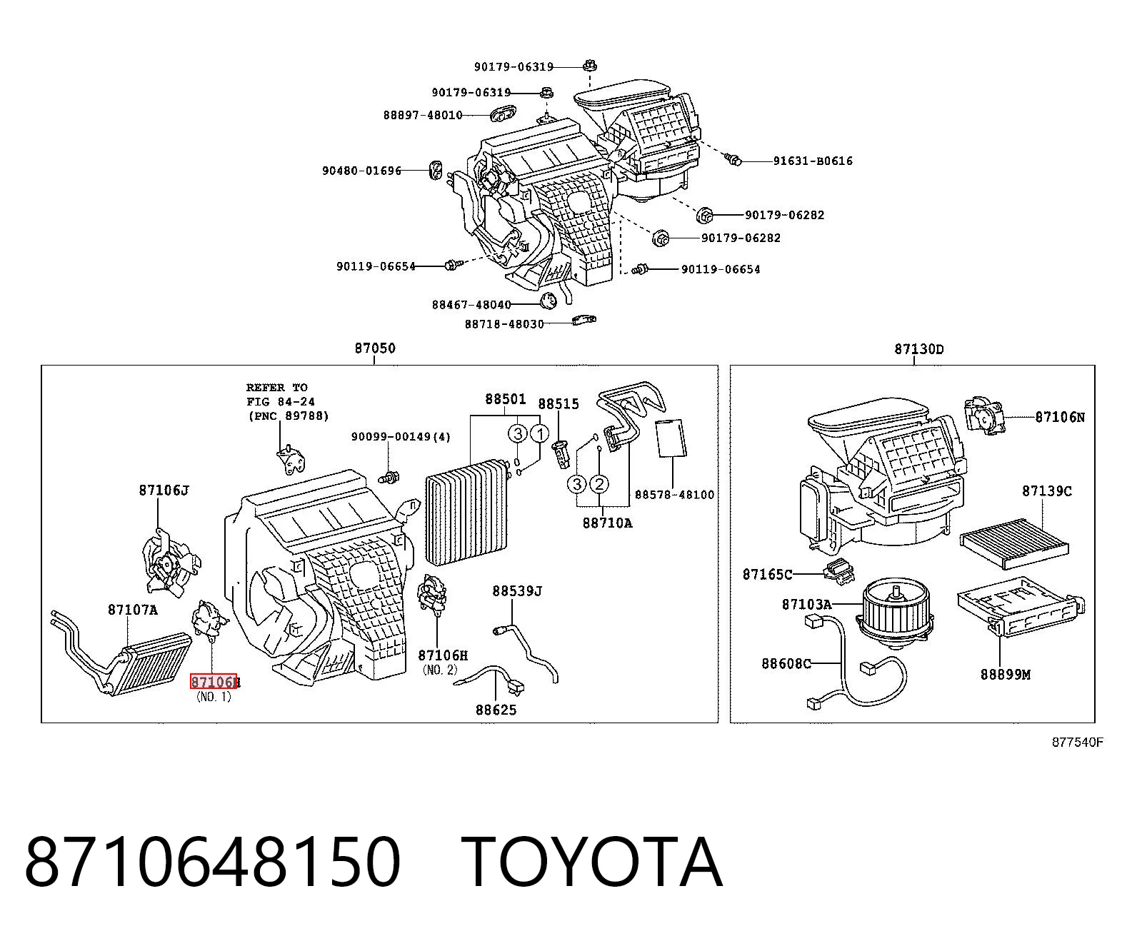 Acionamento de comporta de forno Lexus RX 300/330/350/400H U3
