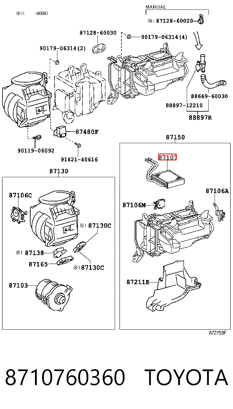 Compre Radiador de forno (de aquecedor) Toyota Land Cruiser 