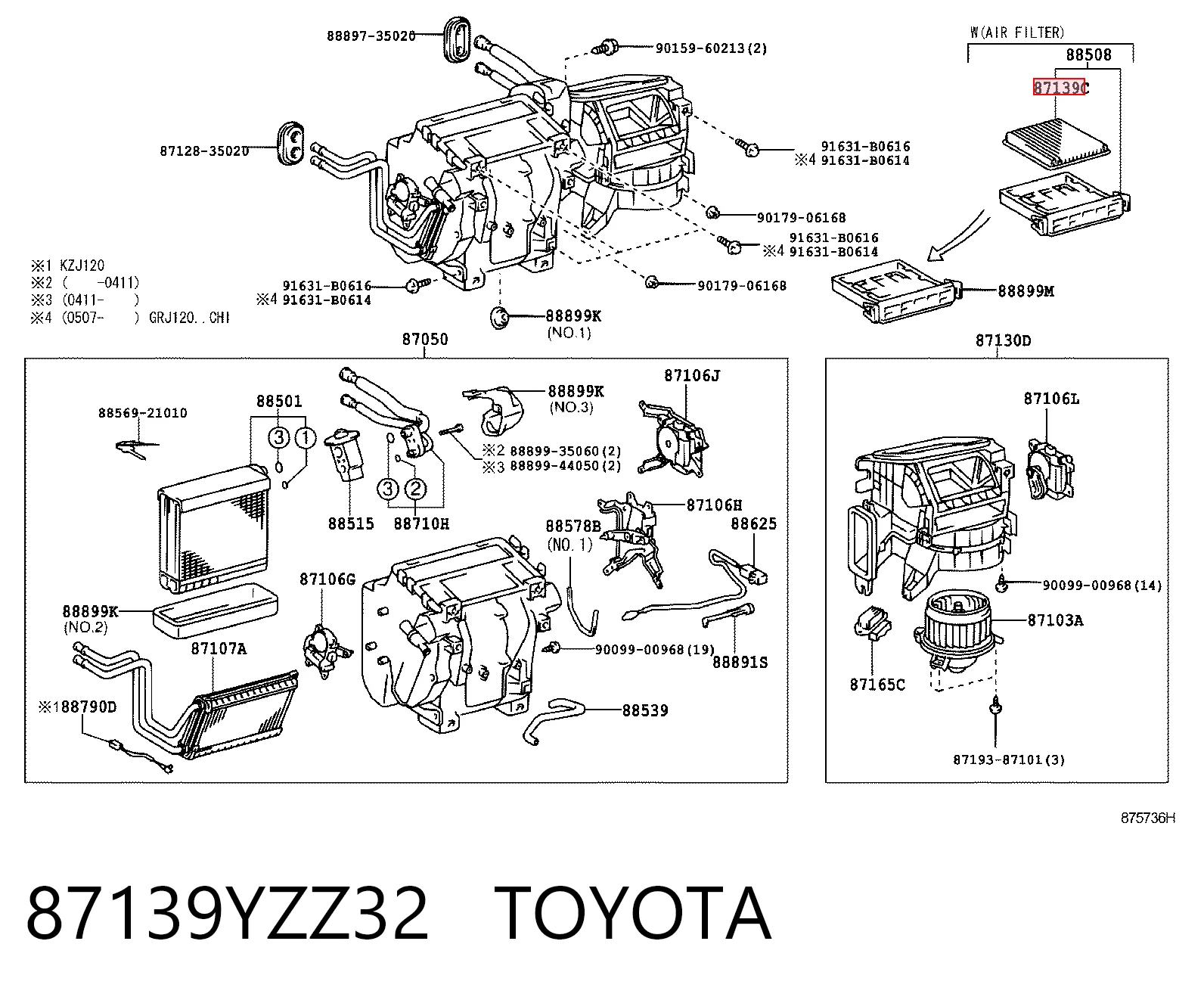 87139YZZ32 Toyota