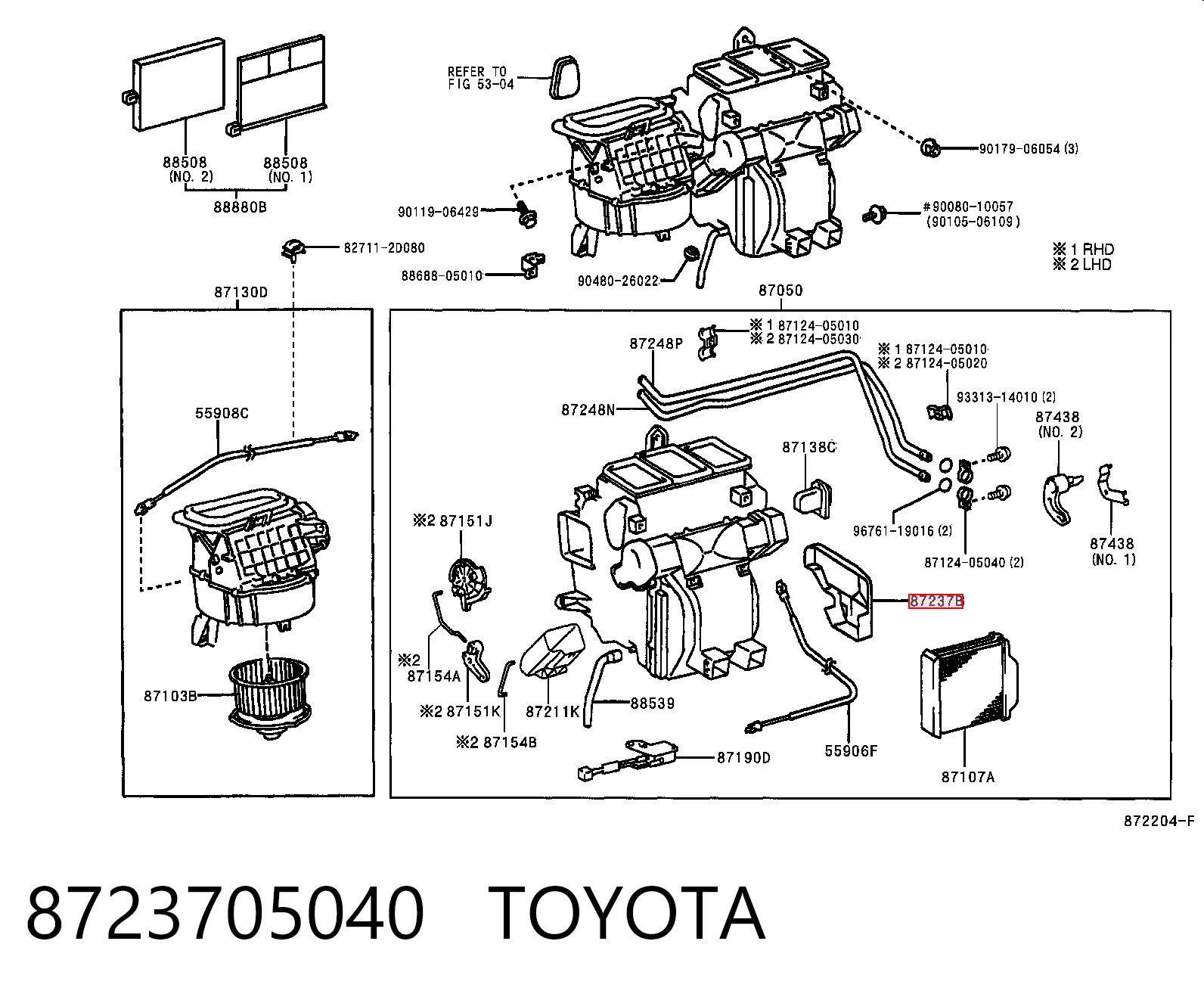 8723705040 Toyota