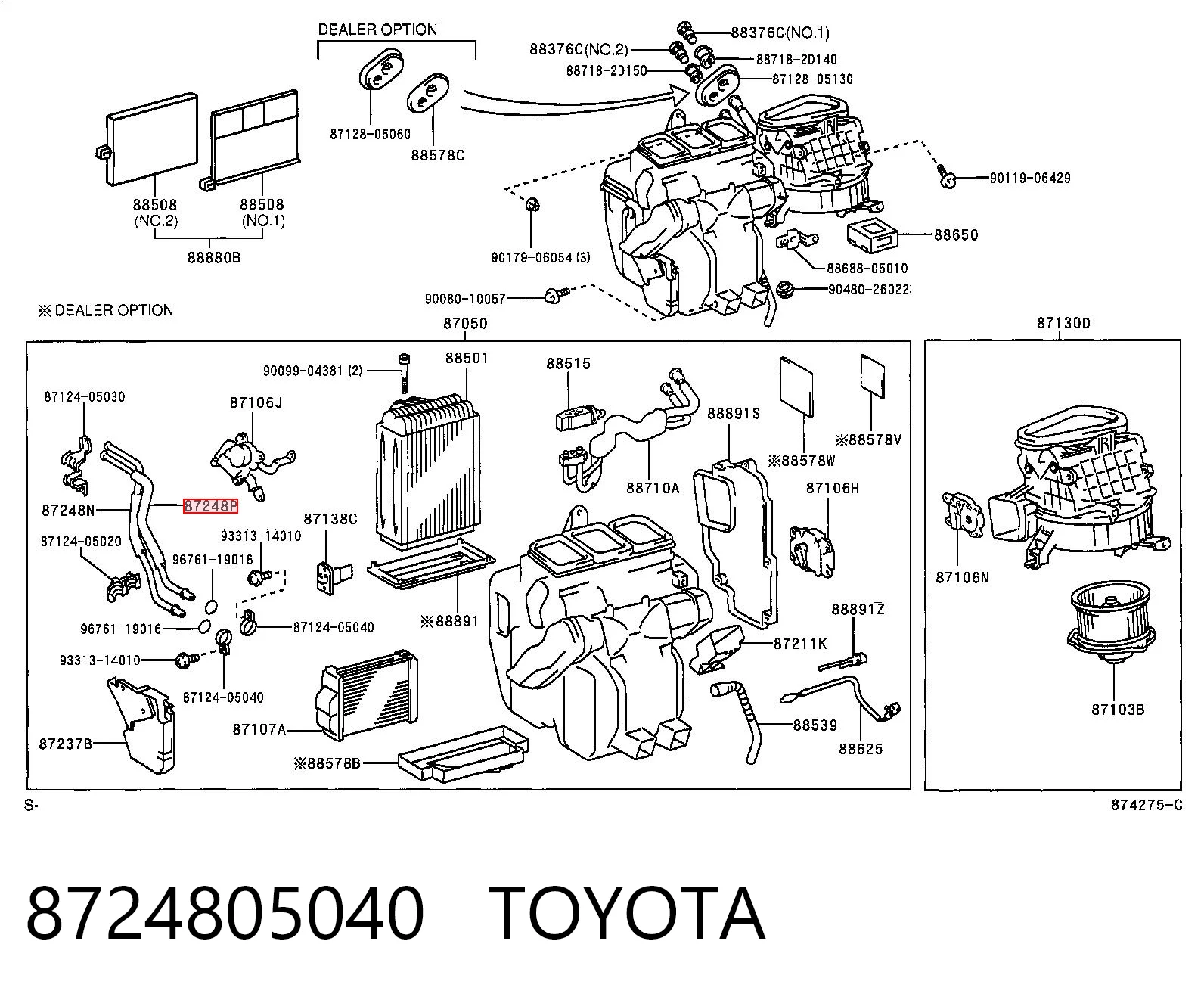 8724805040 Toyota