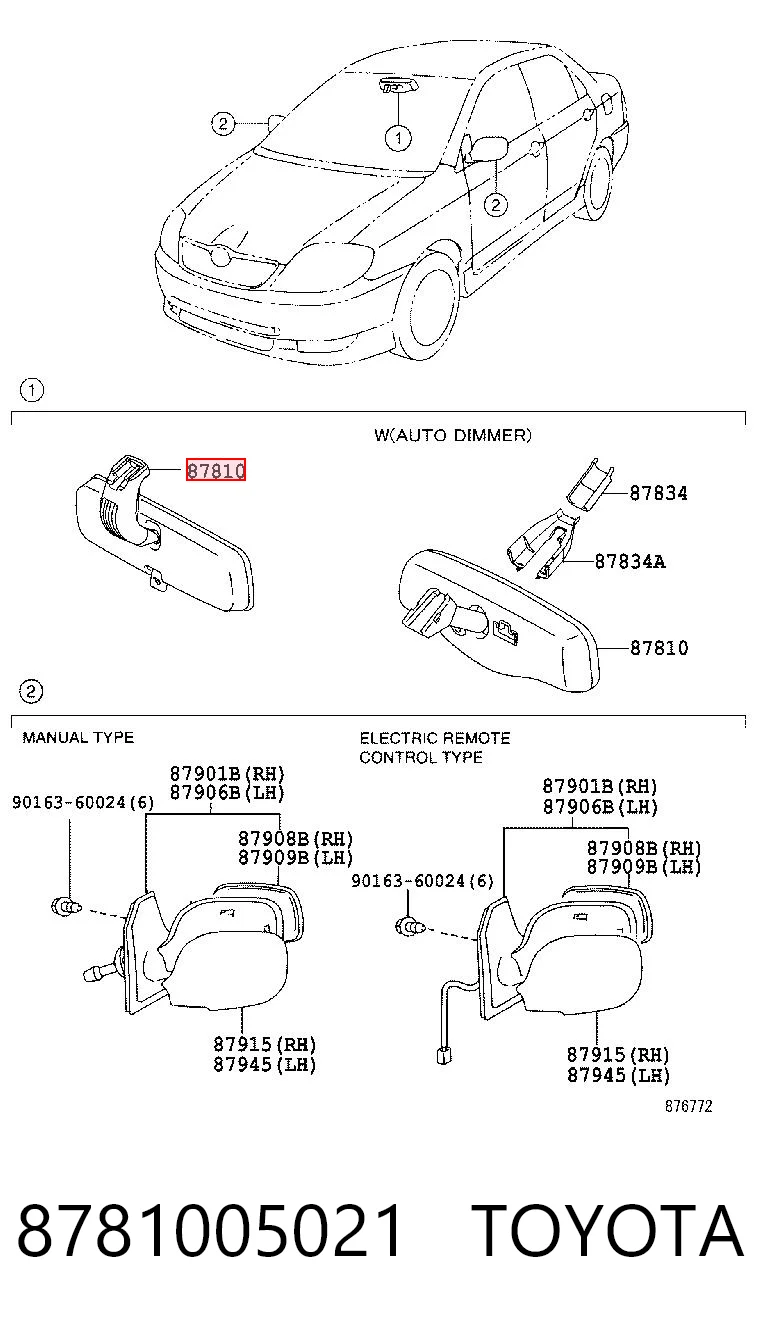 8781005021 Toyota