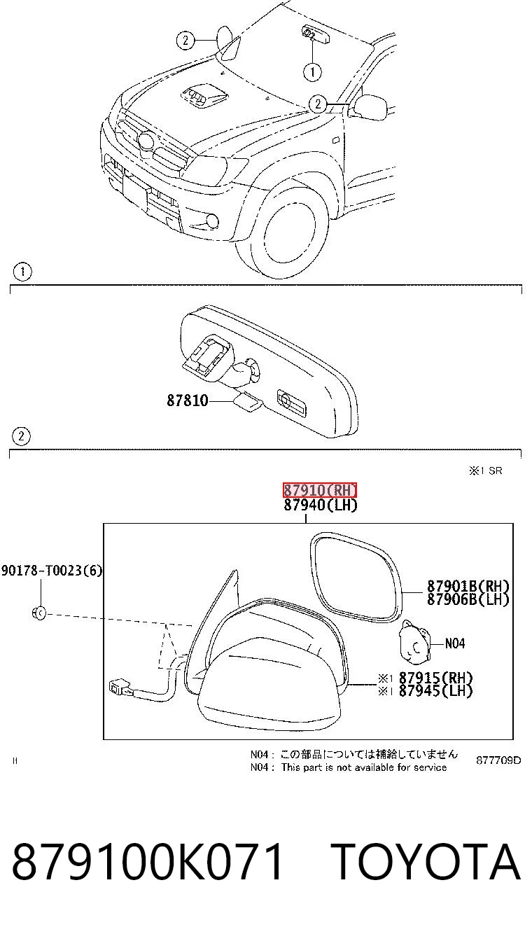 879100K071 Toyota