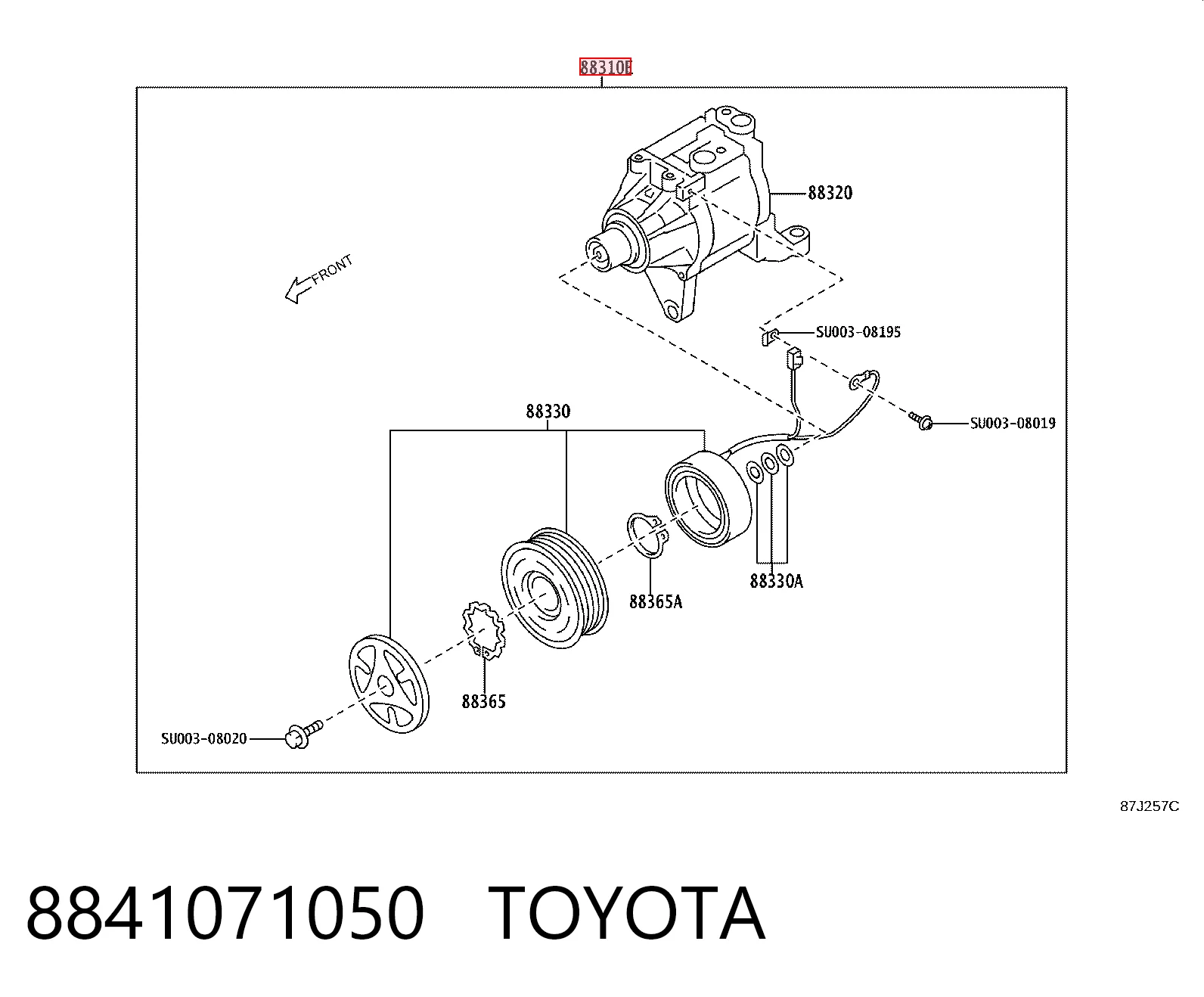 Compressor de aparelho de ar condicionado Subaru Outback preço, a partir de 51,19 USD