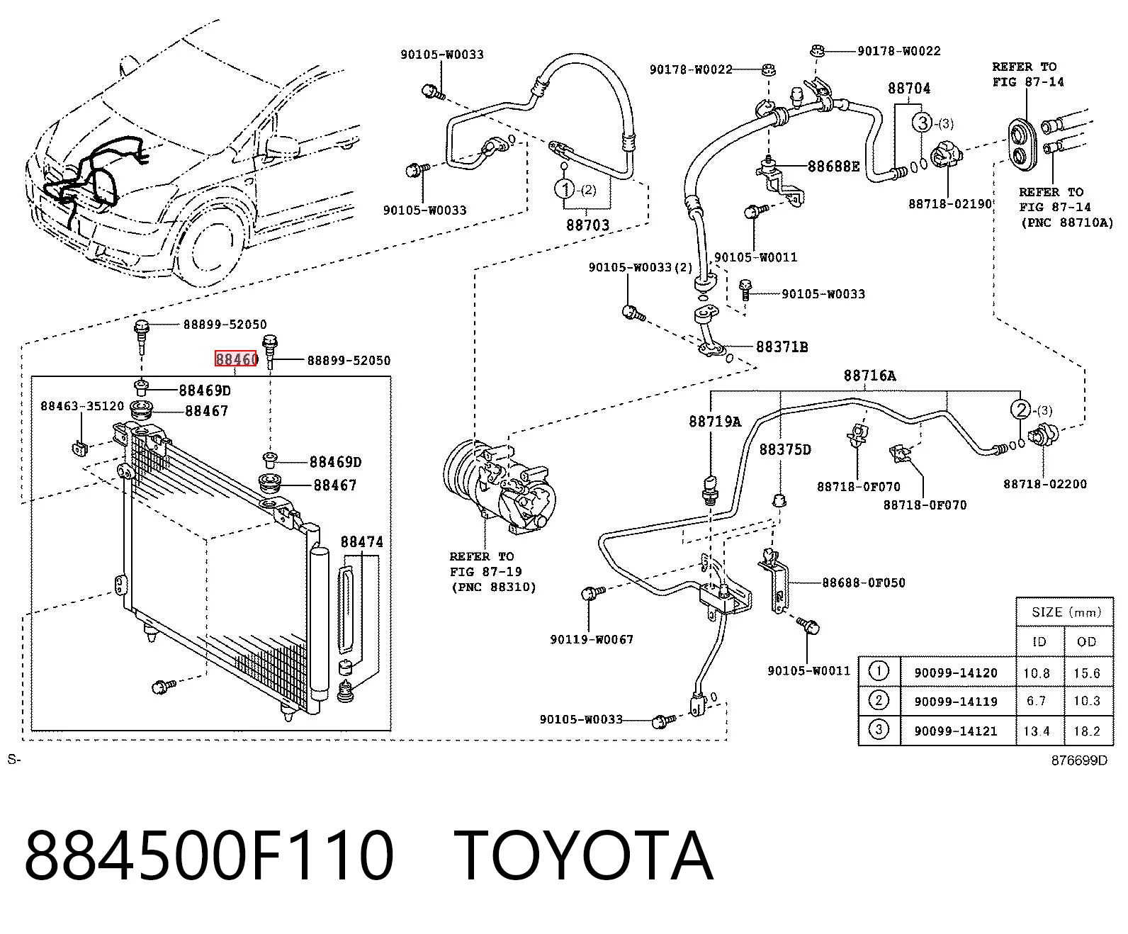 884500F110 Toyota