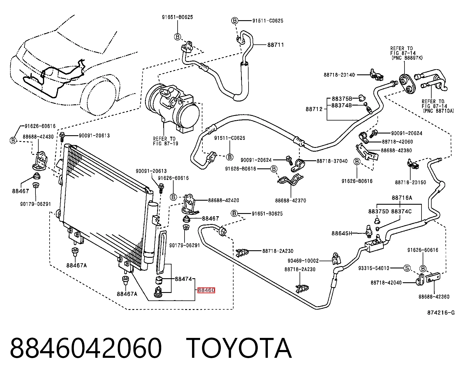 Compre Radiador de aparelho de ar condicionado Toyota RAV4 2