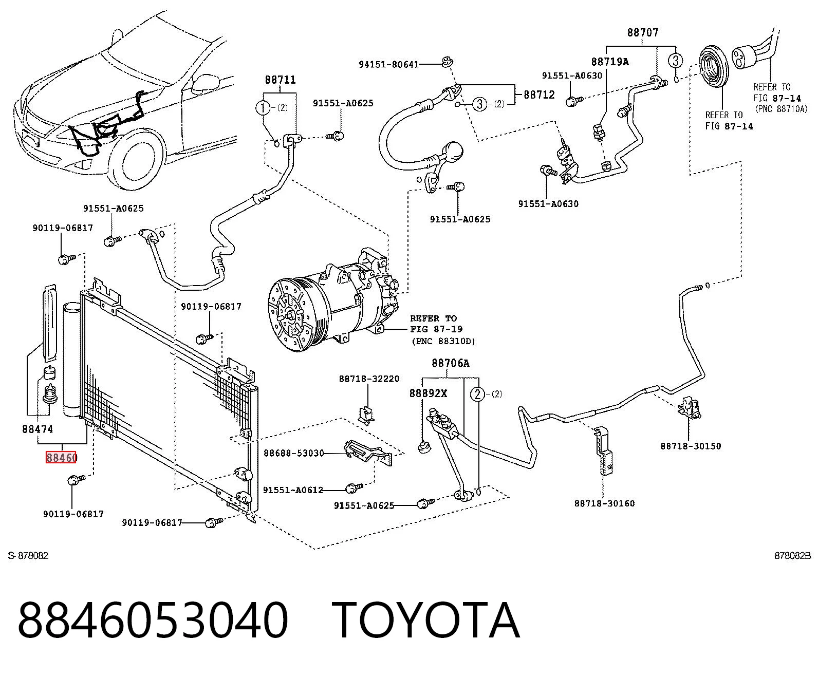 8846053040 Toyota