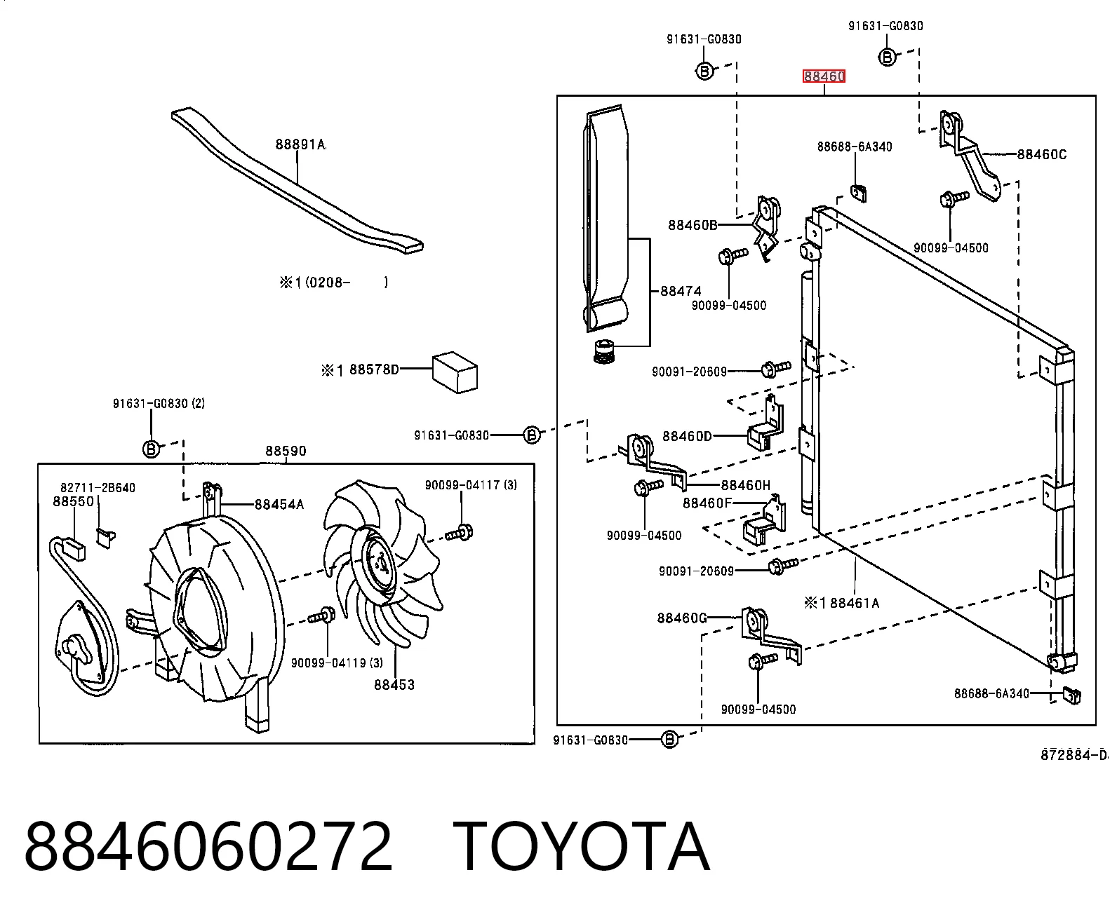 Compre Radiador de aparelho de ar condicionado Toyota Land Cruiser 