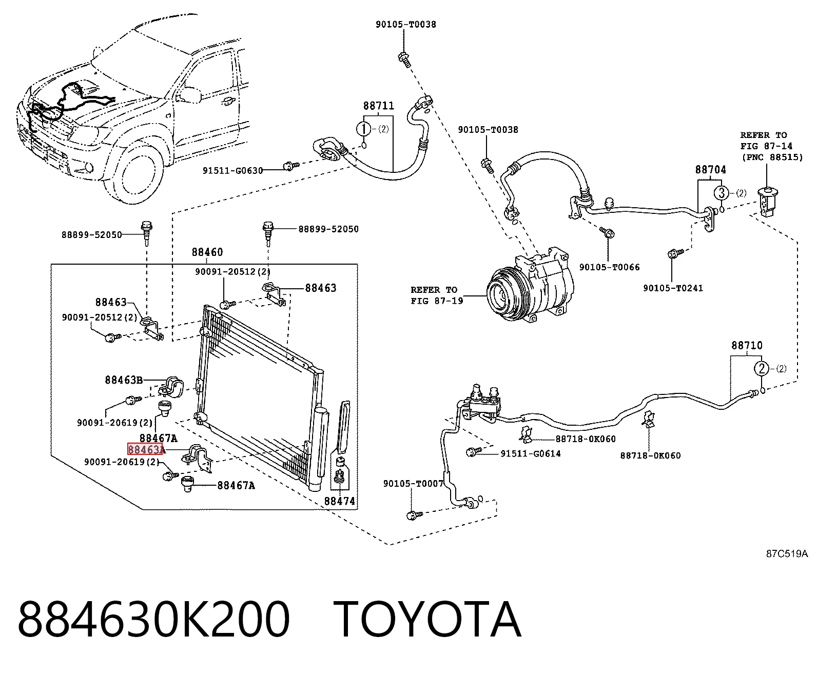 884630K200 Toyota
