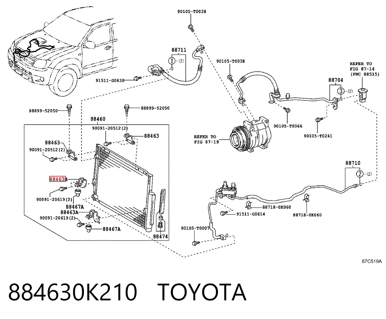 884630K210 Toyota