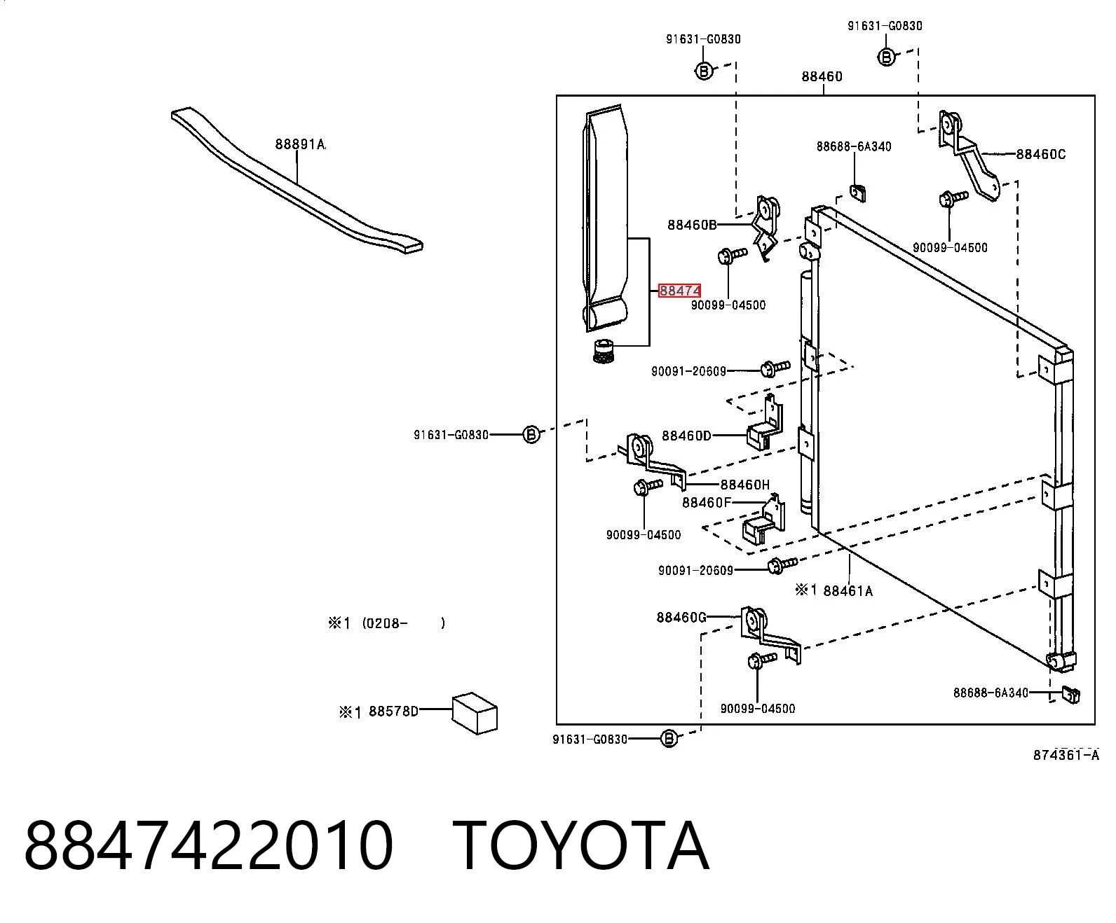 8847422010 Toyota