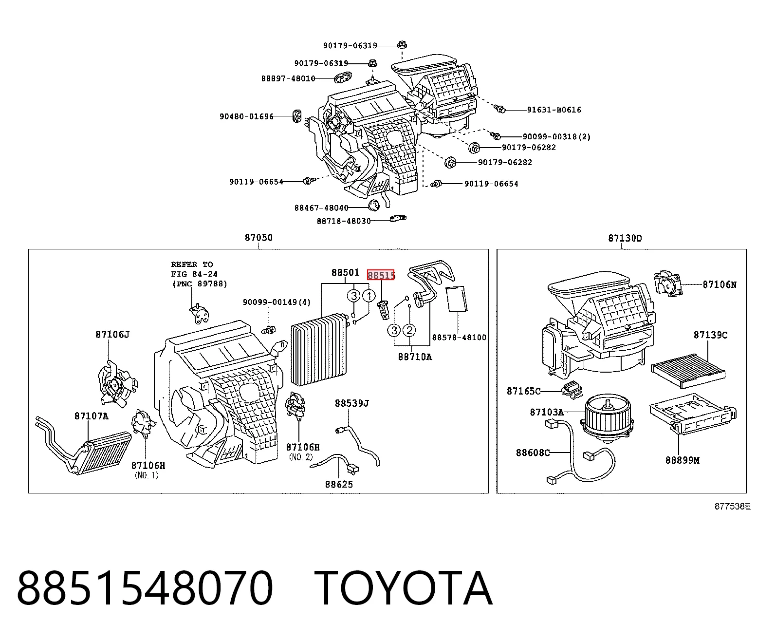 8851548070 Toyota
