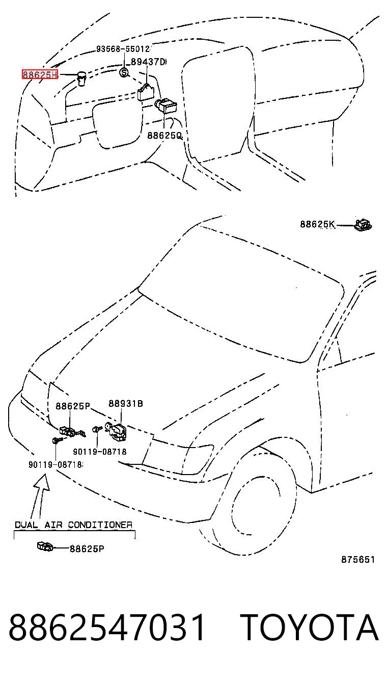 8862547031 Toyota