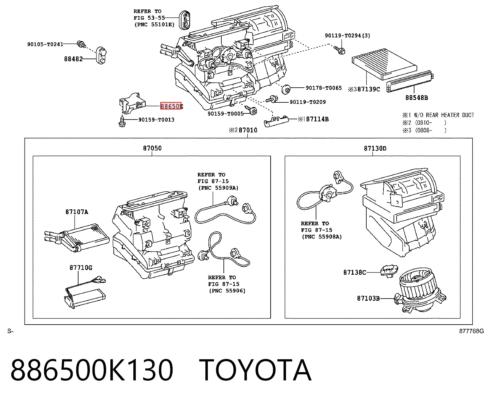 886500K130 Toyota
