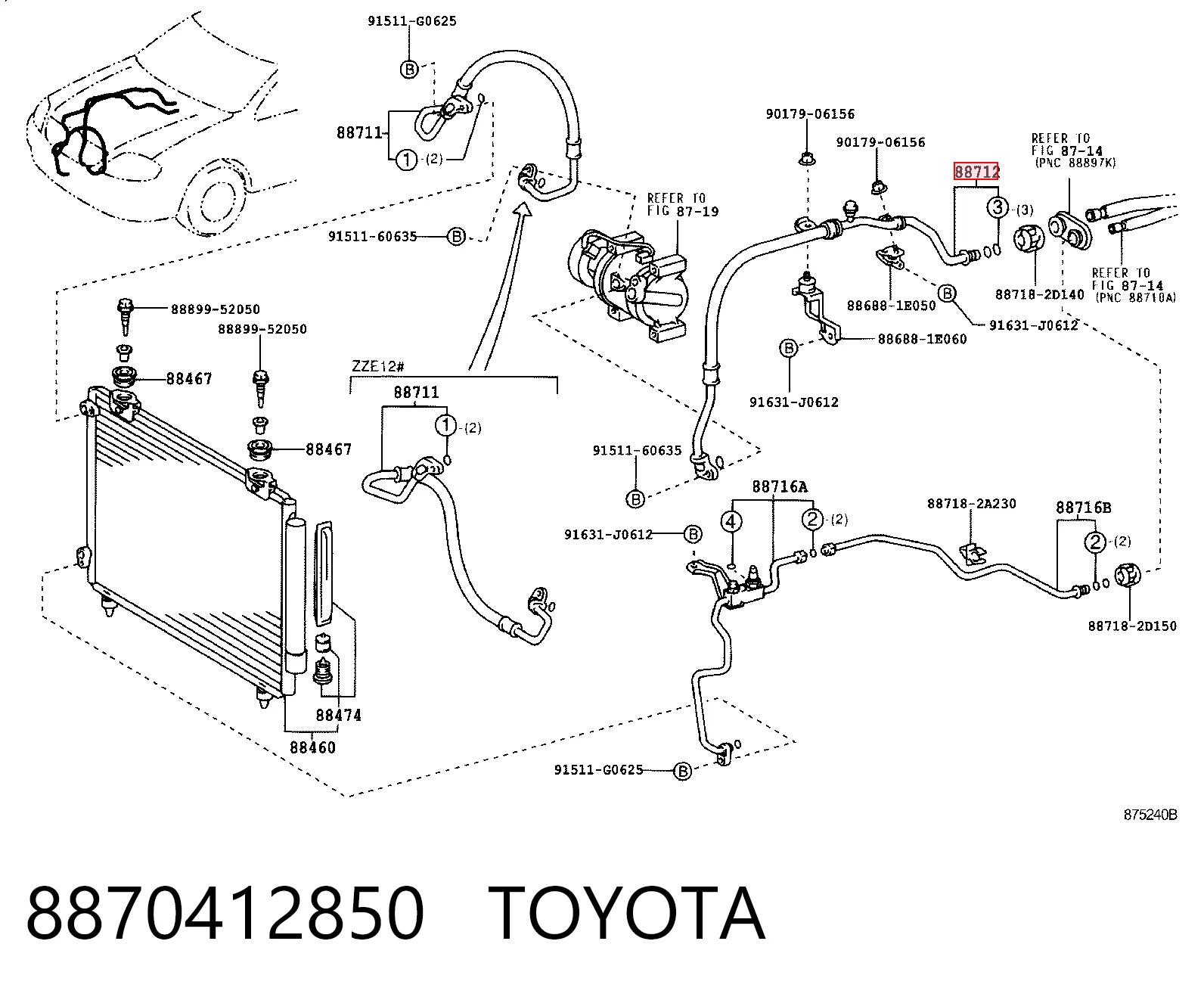 8870412850 Toyota