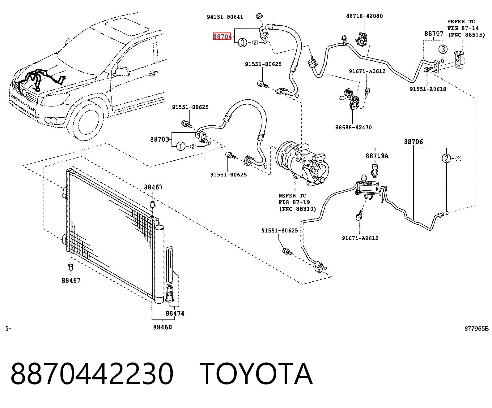 8870442230 Toyota