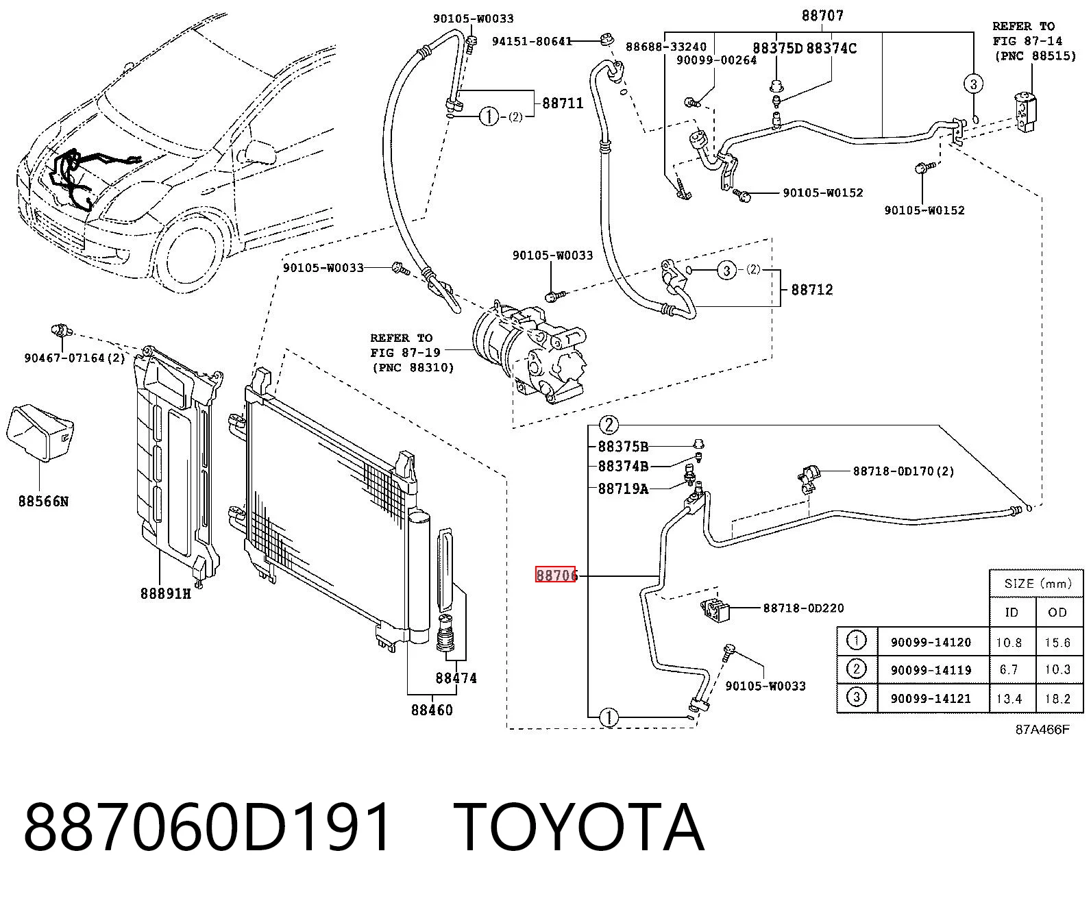887060D191 Toyota