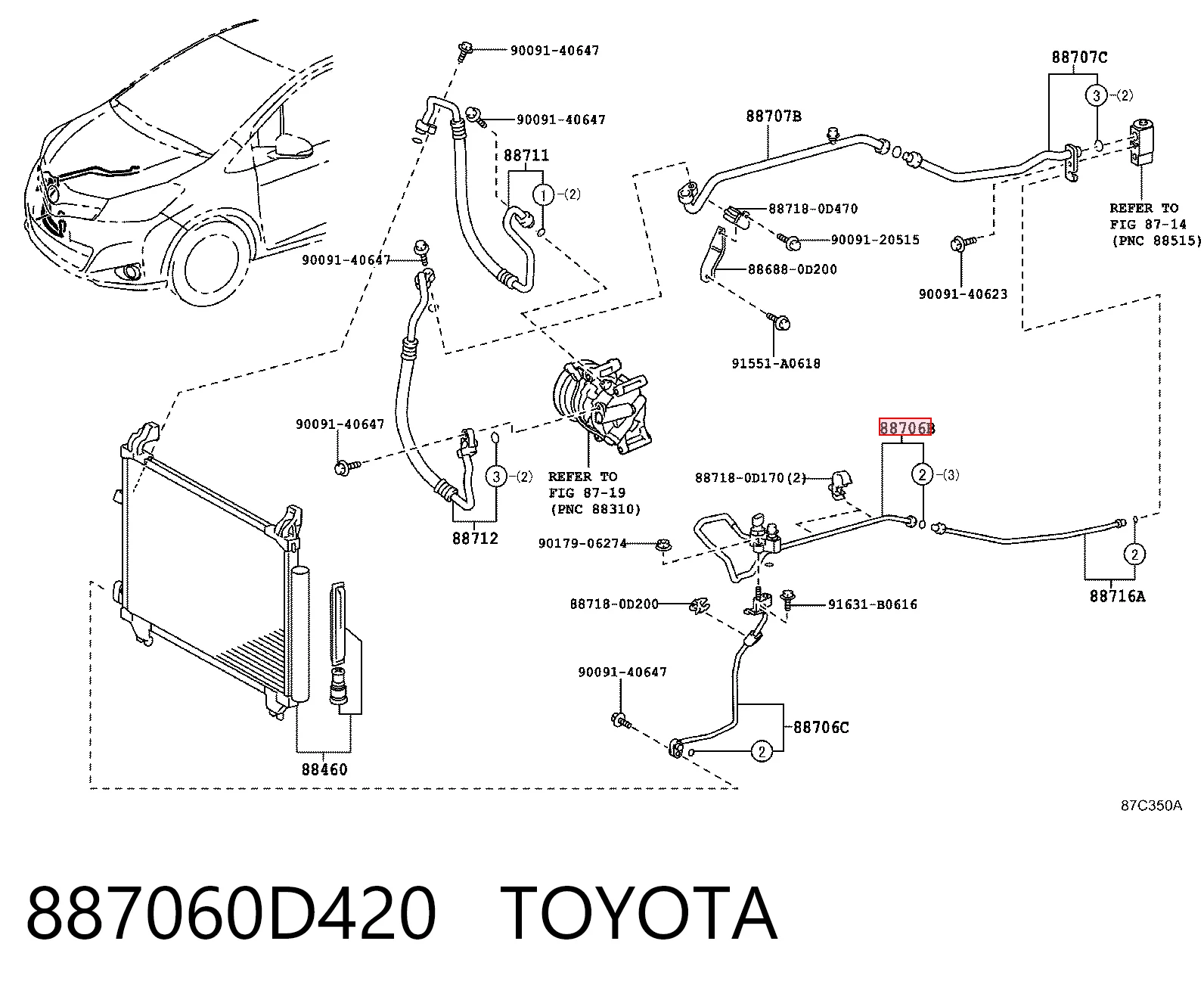 887060D420 Toyota