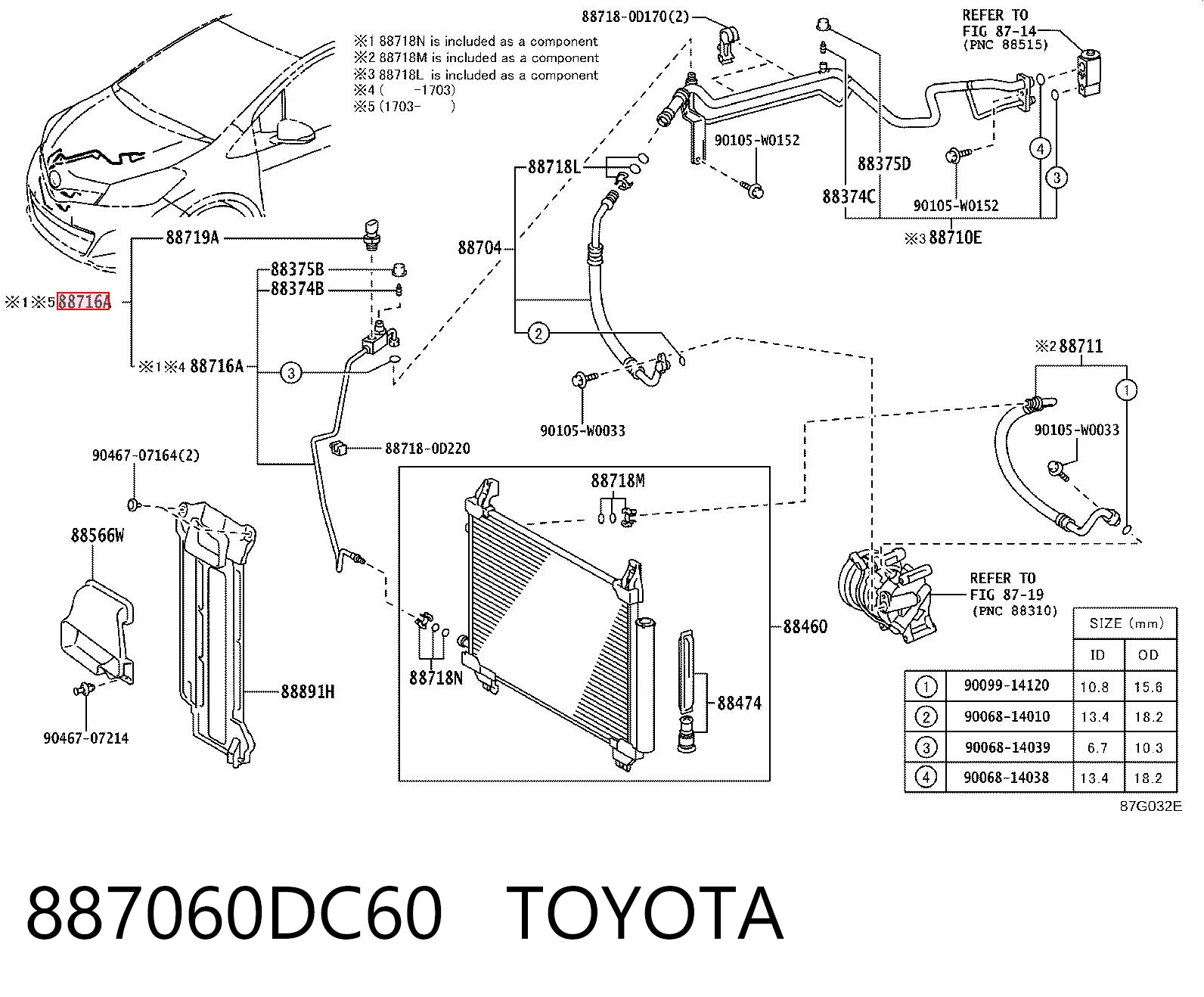 887060DC60 Toyota