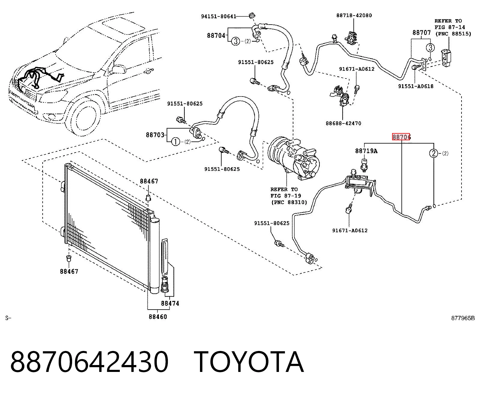 8870642430 Toyota