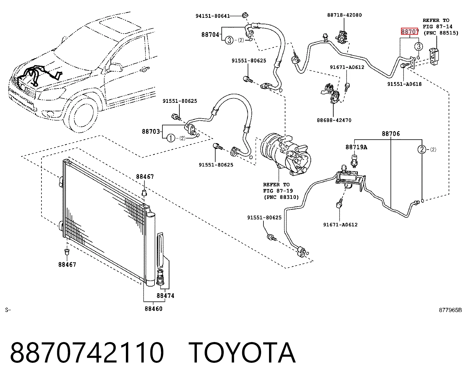 8870742110 Toyota