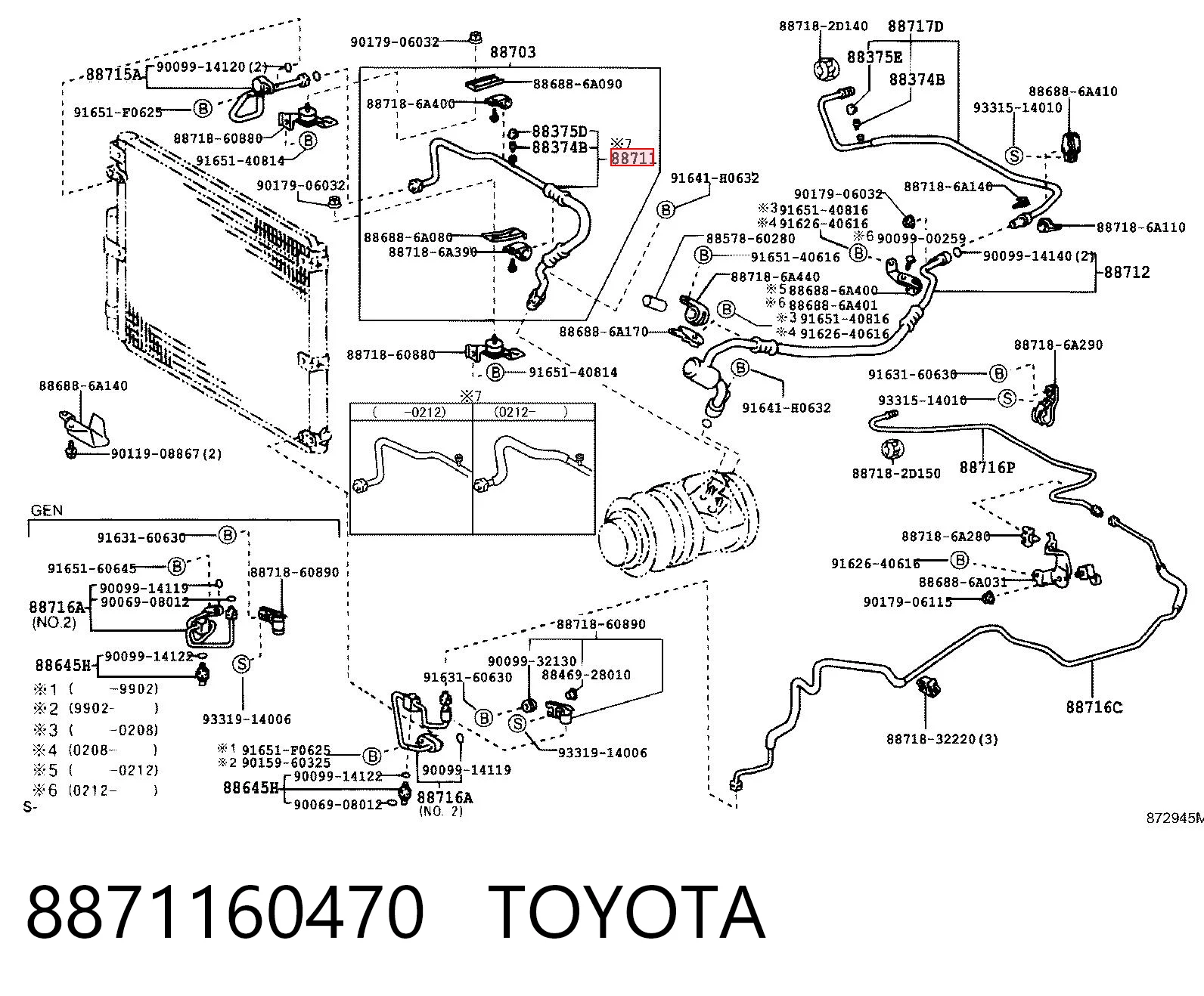 8871160470 Toyota