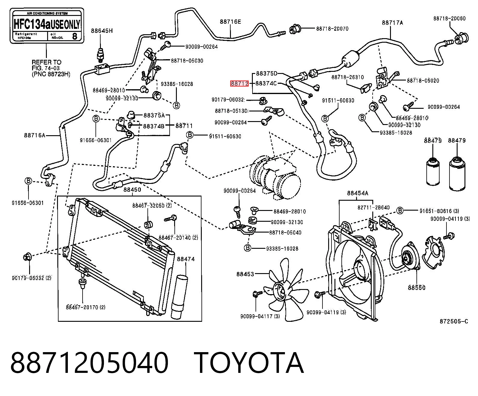 8871205040 Toyota