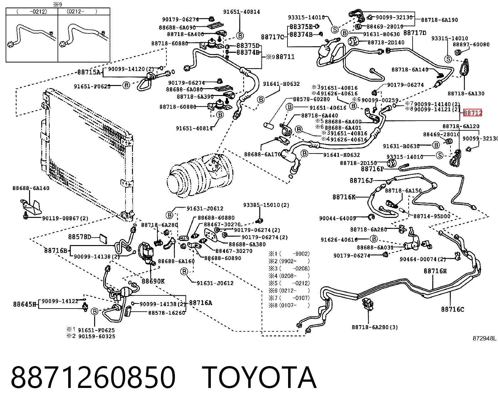8871260850 Toyota