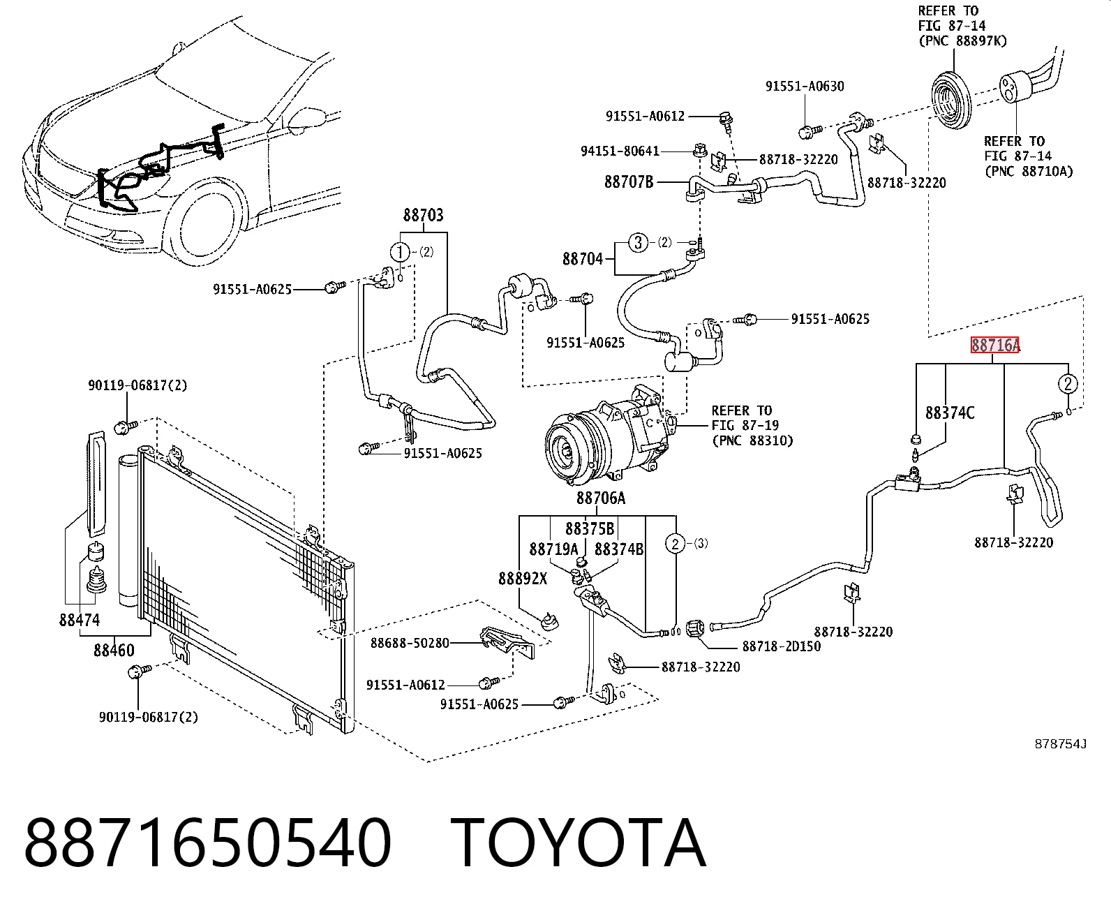 8871650540 Toyota