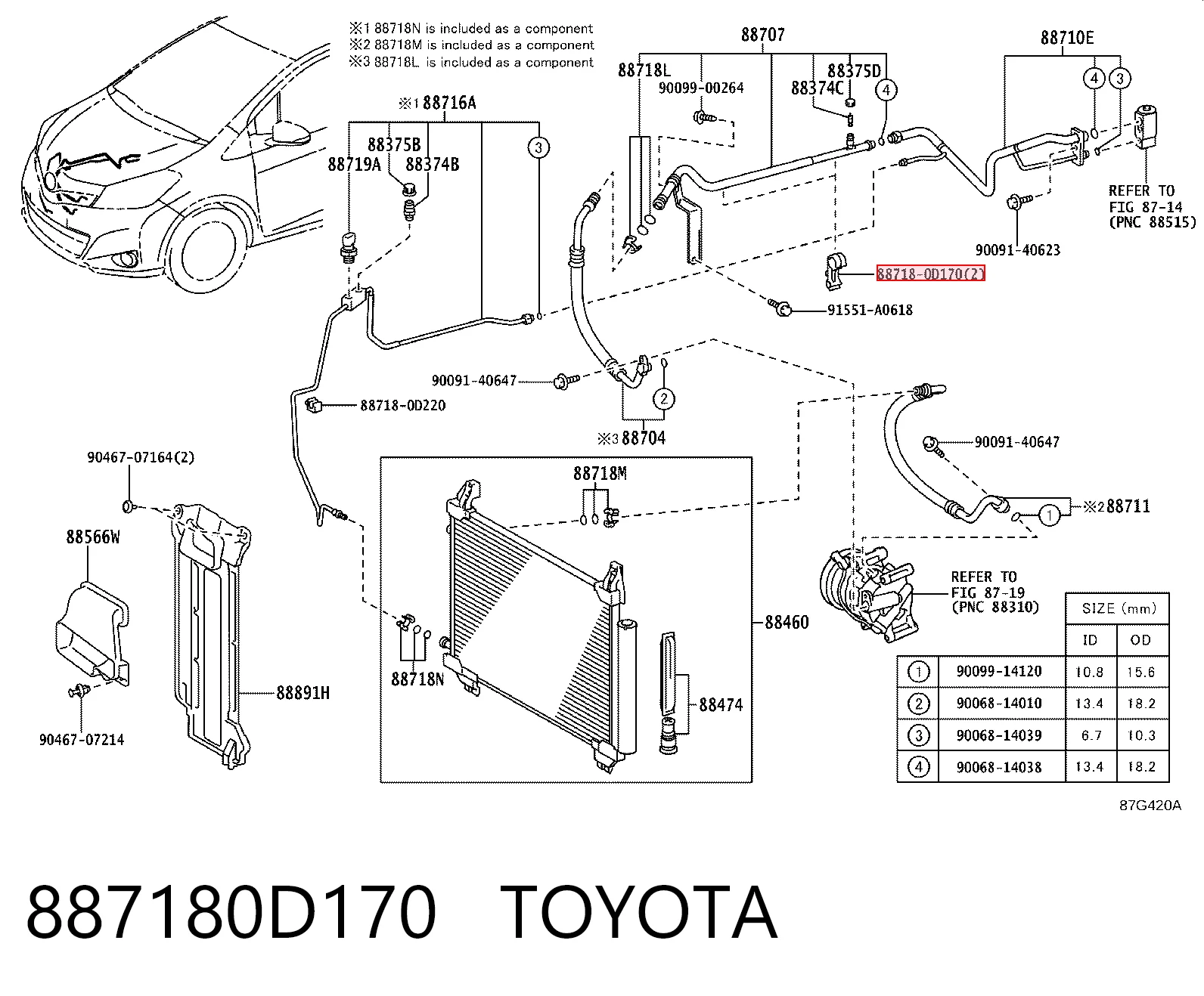 887180D170 Toyota