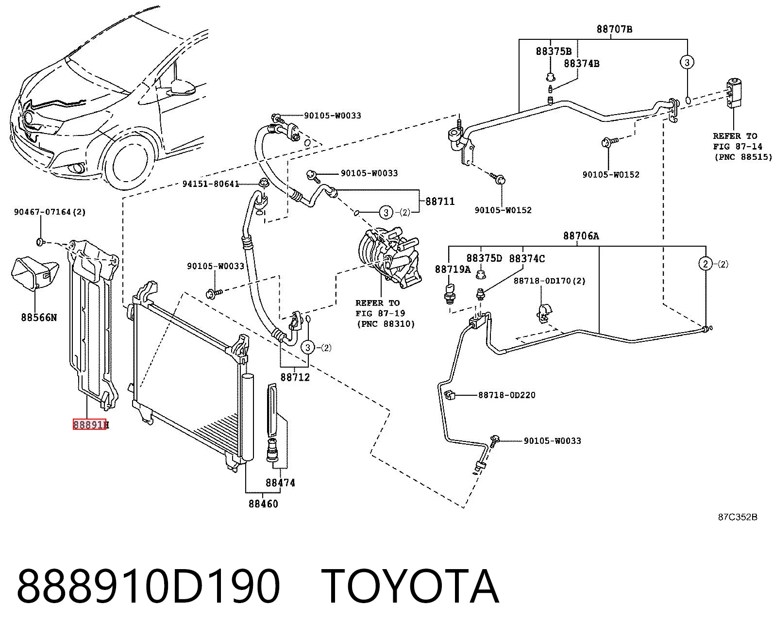 888910D190 Toyota