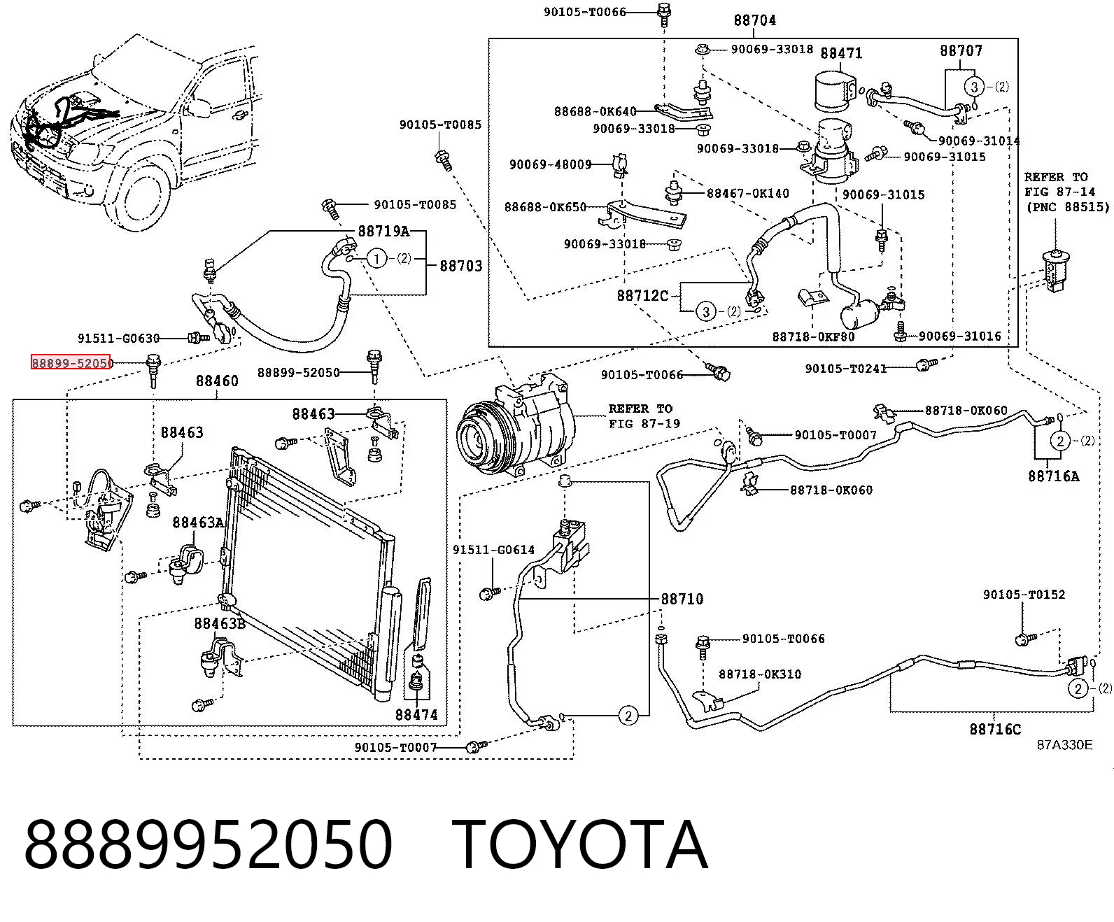 8889952050 Toyota