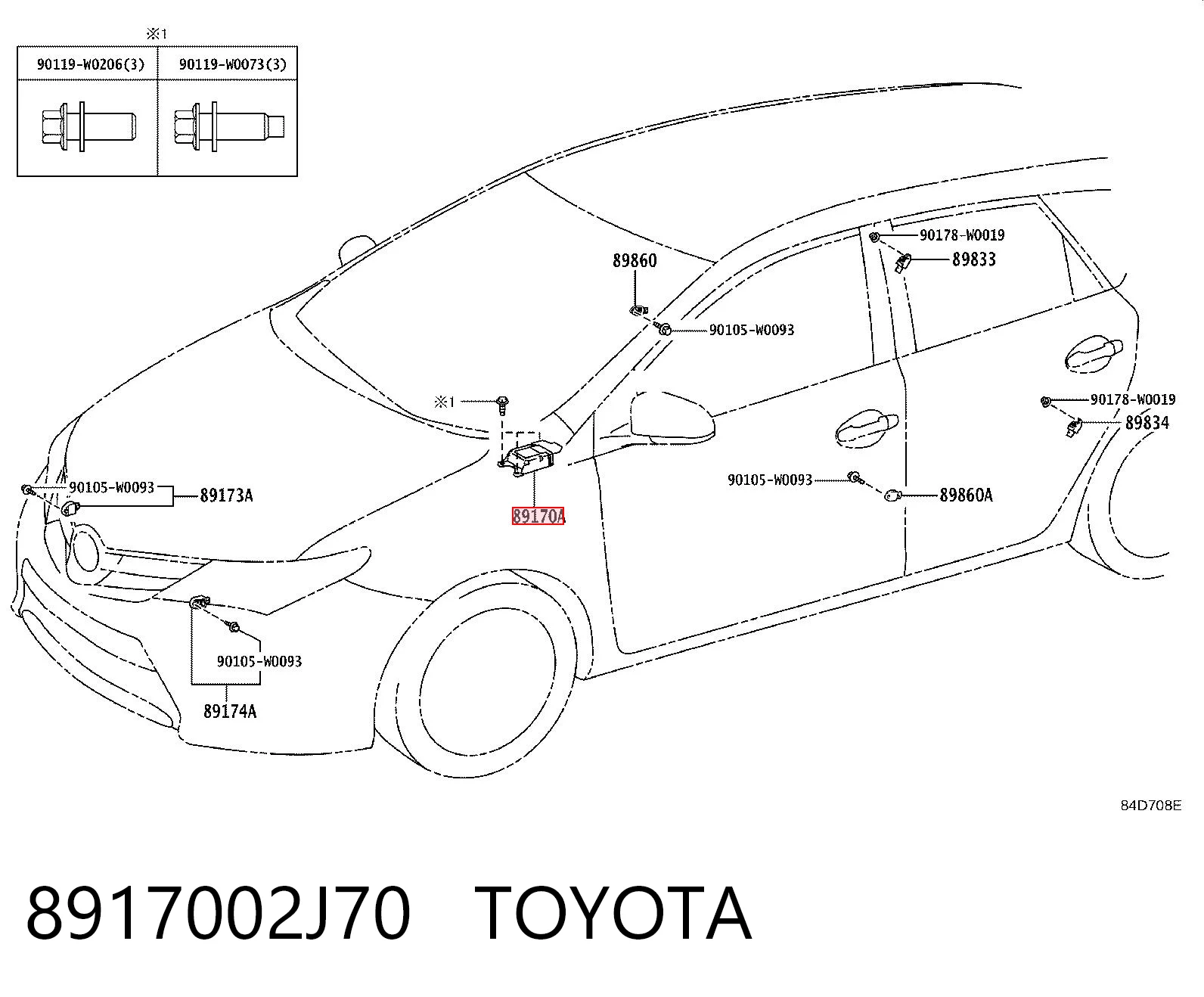 8917002J70 Toyota