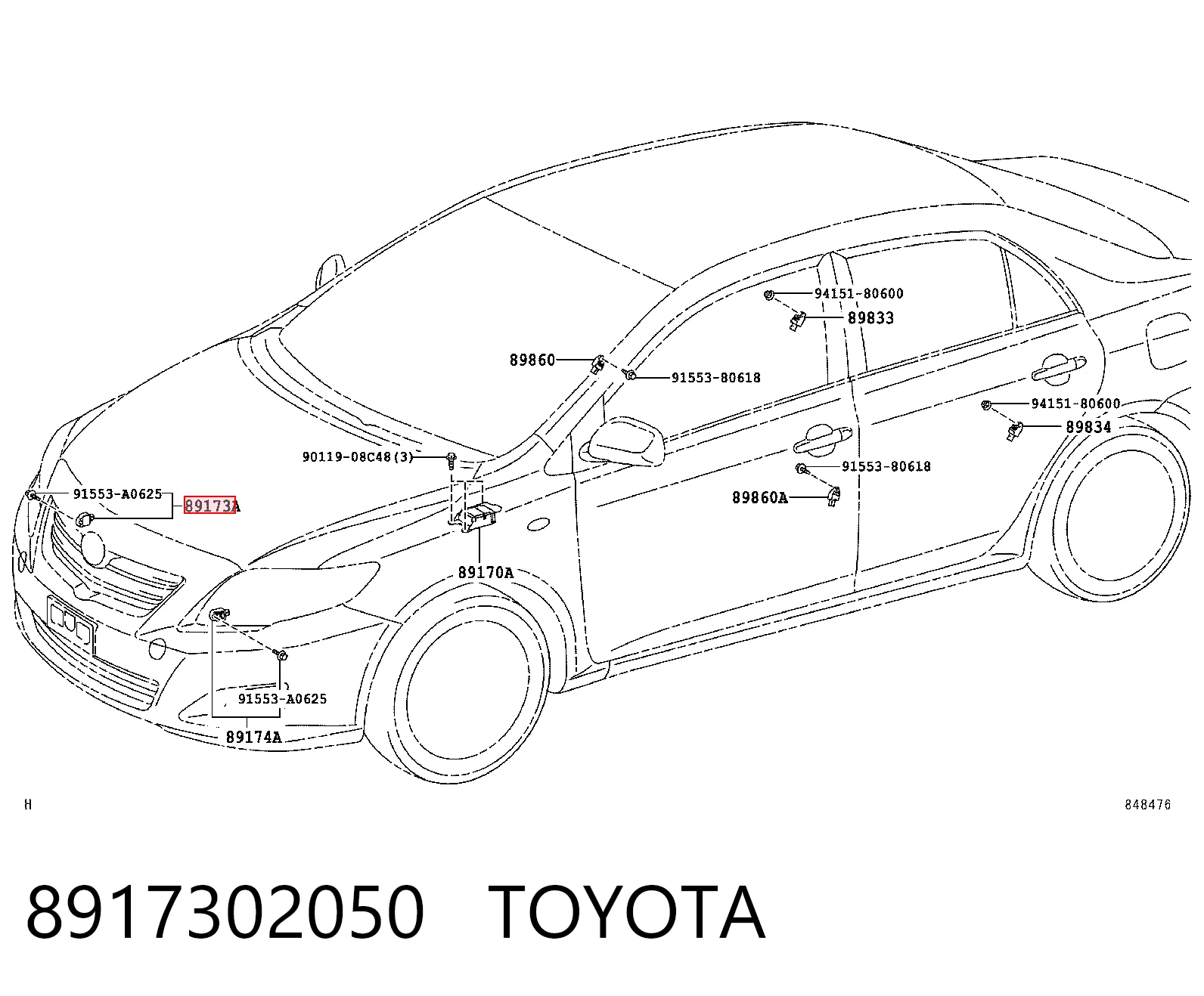 8917302050 Toyota