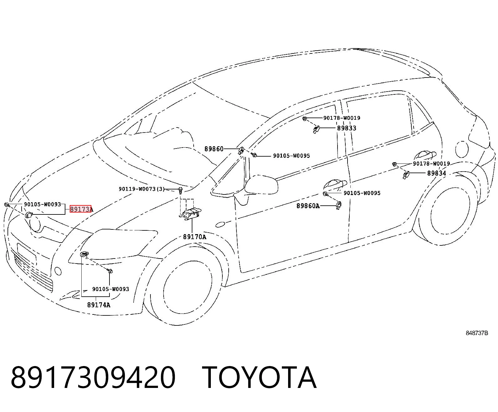 8917309420 Toyota