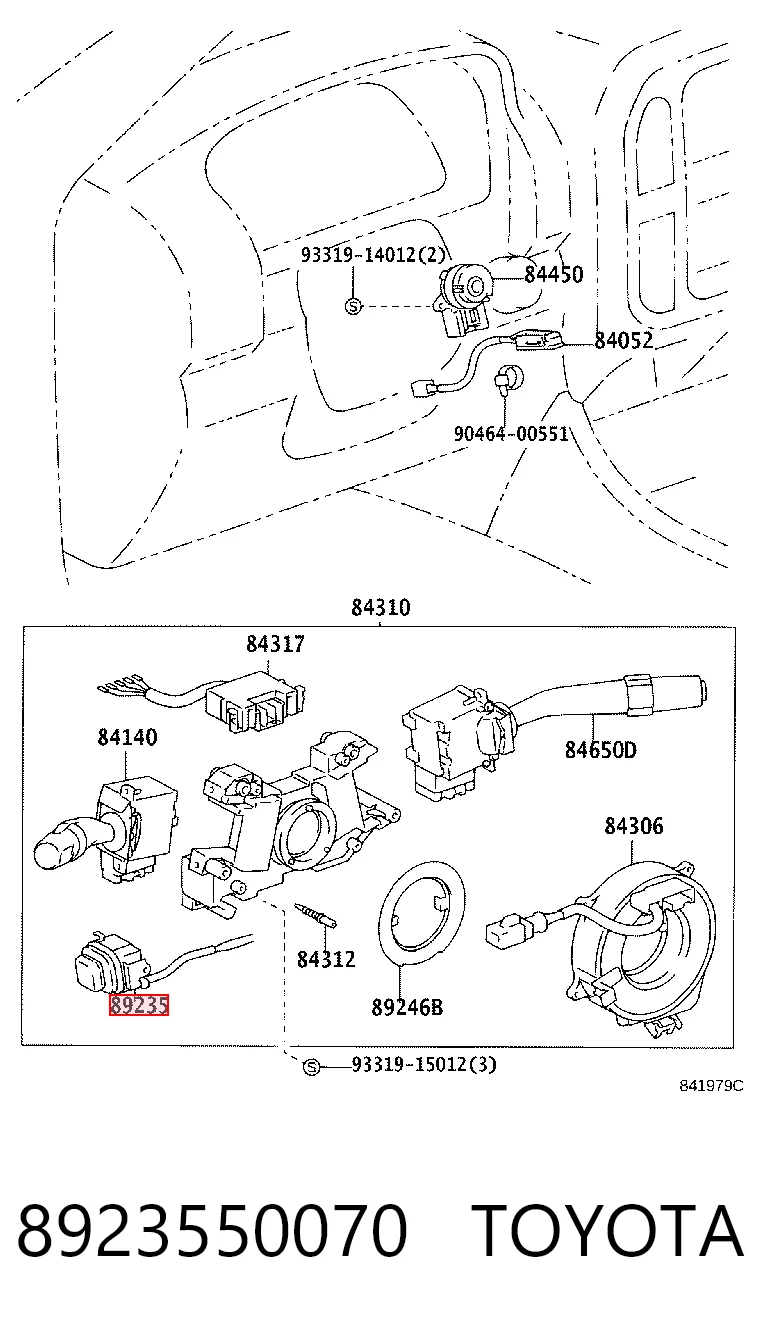 8923550070 Toyota