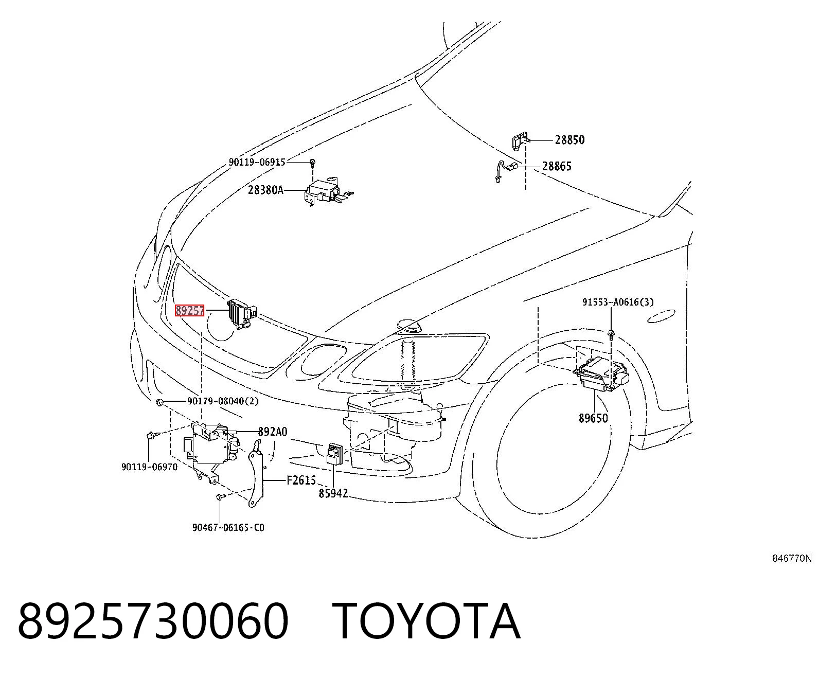 8925730060 Toyota Regulador de revoluções da Bomba de Combustível de Pressão Alta
