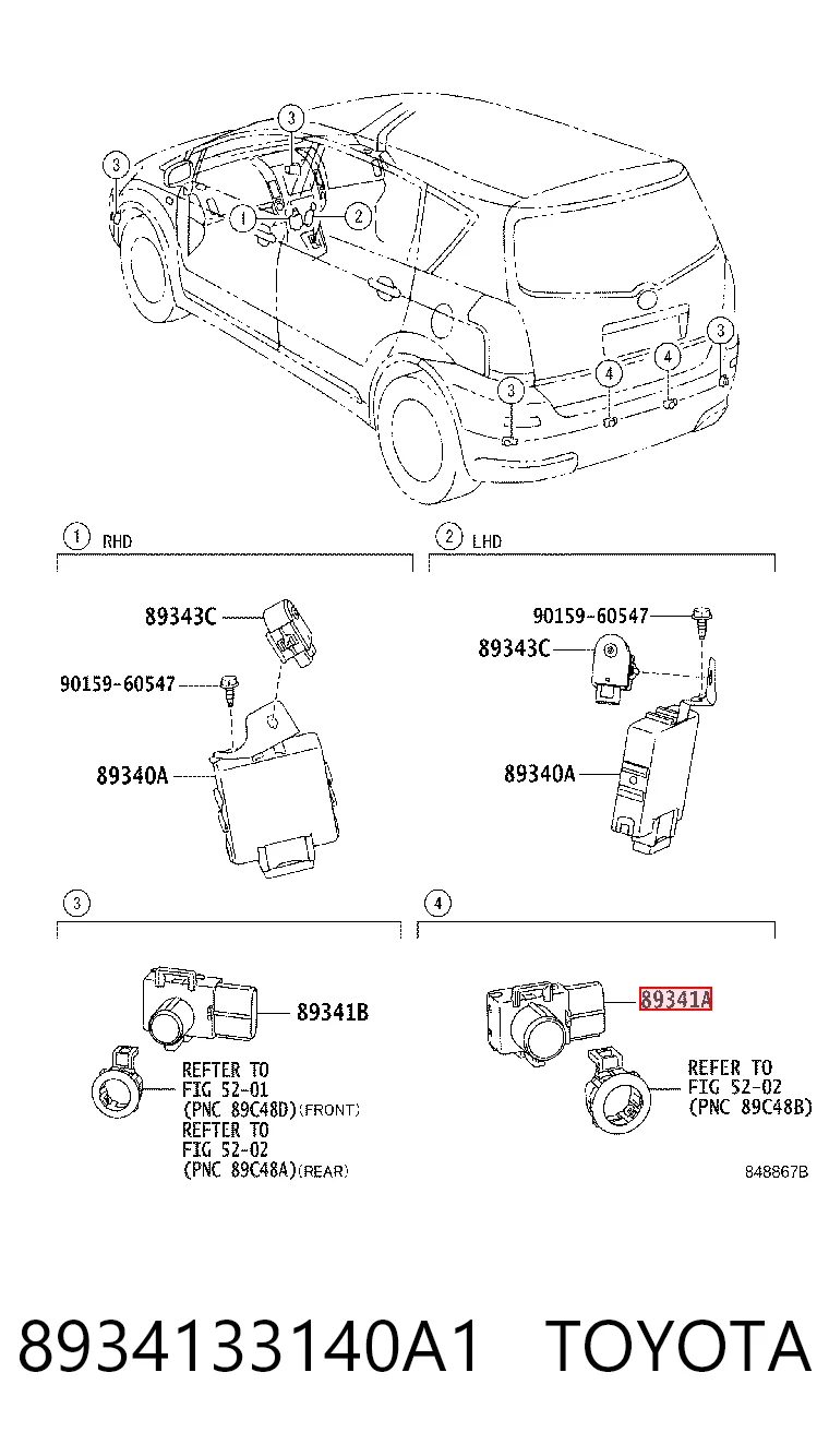 8934133140A1 Toyota
