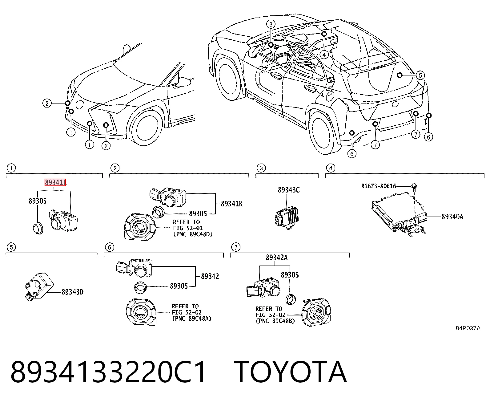 8934133220C1 Toyota
