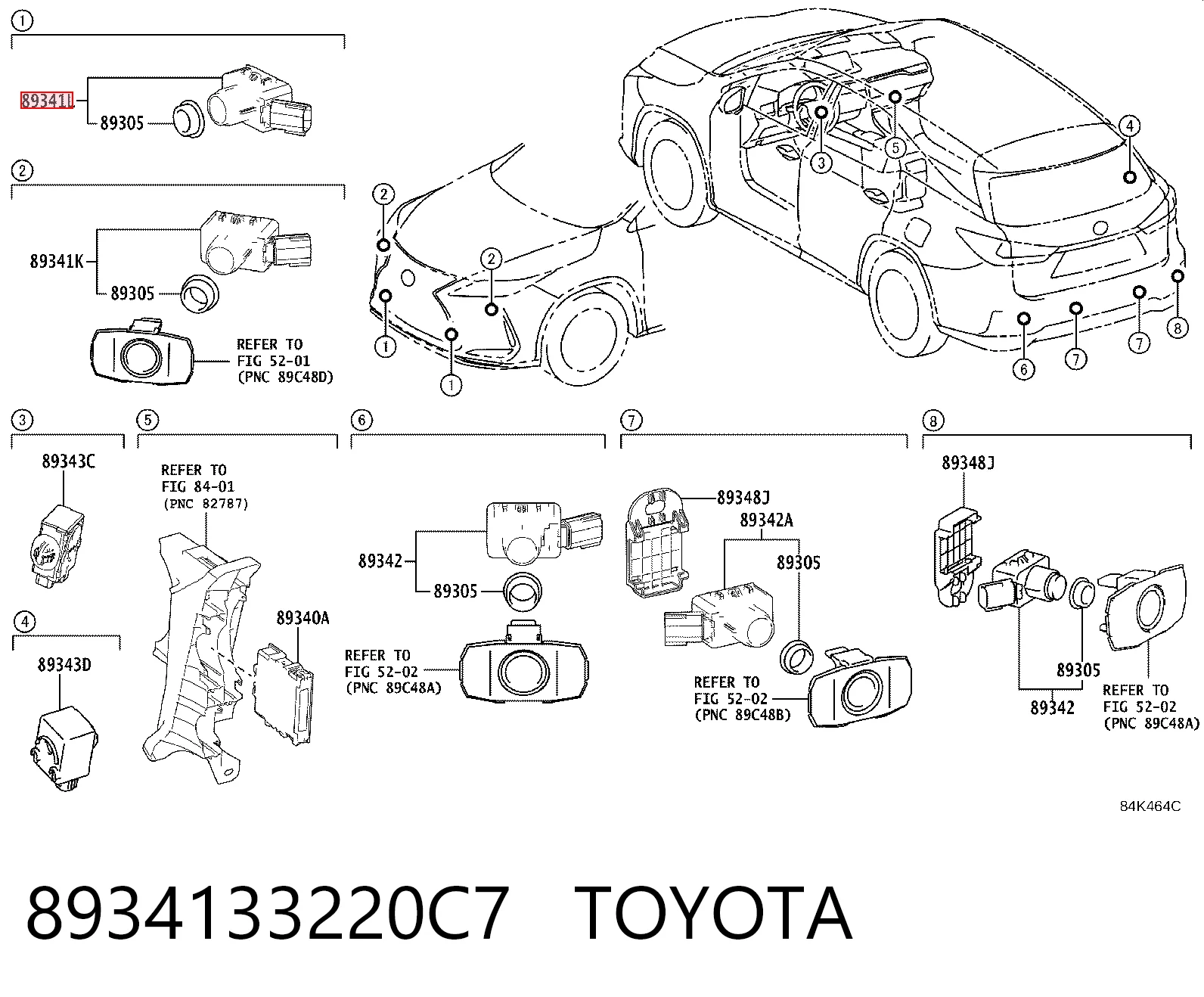 8934133220C7 Toyota