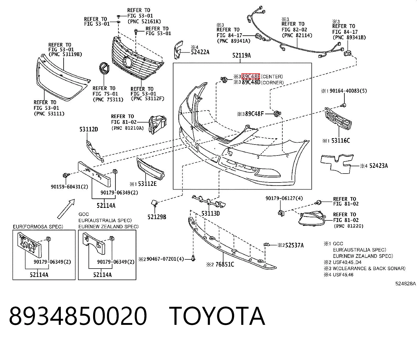 8934850020 Toyota