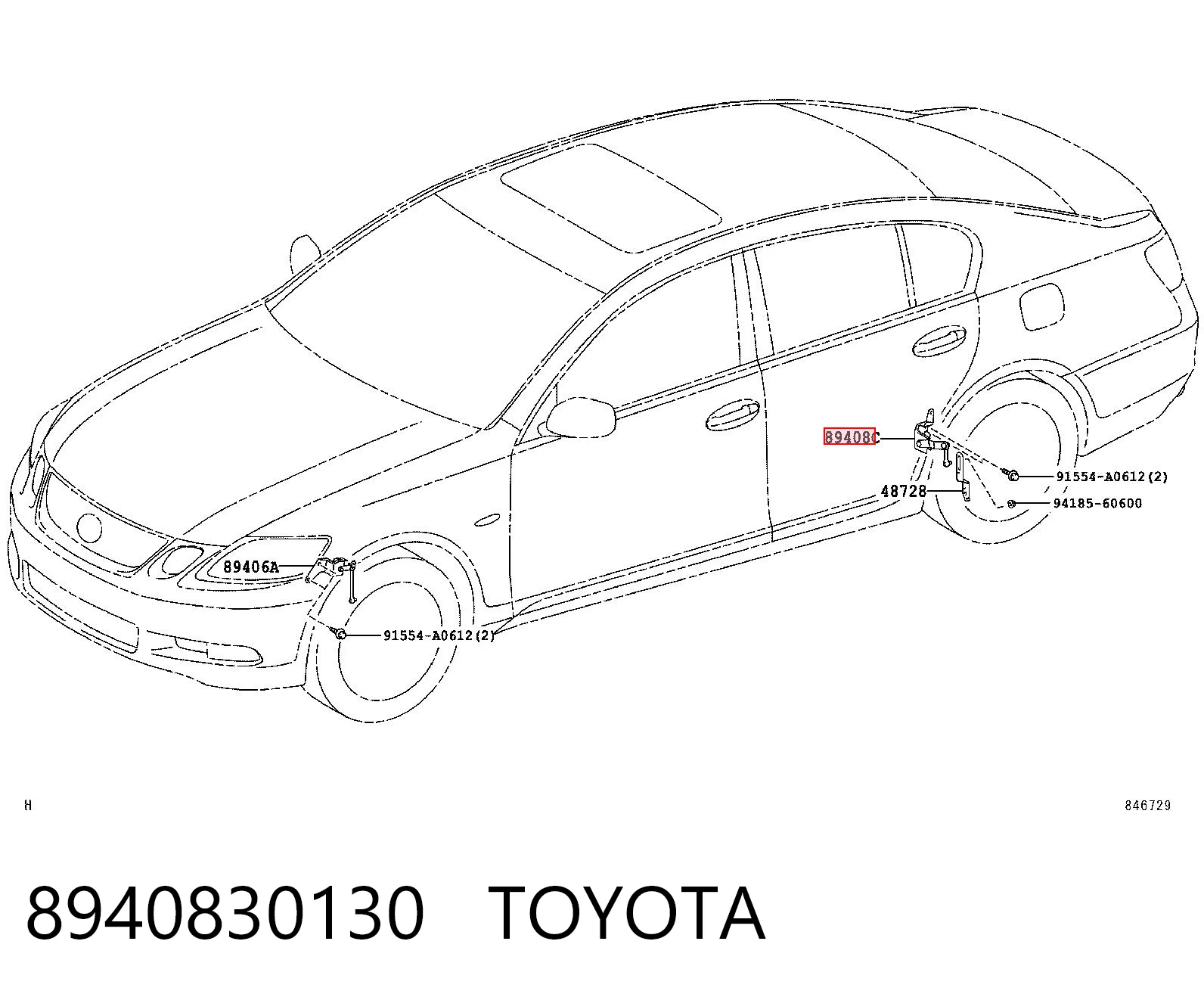 8940830130 Toyota