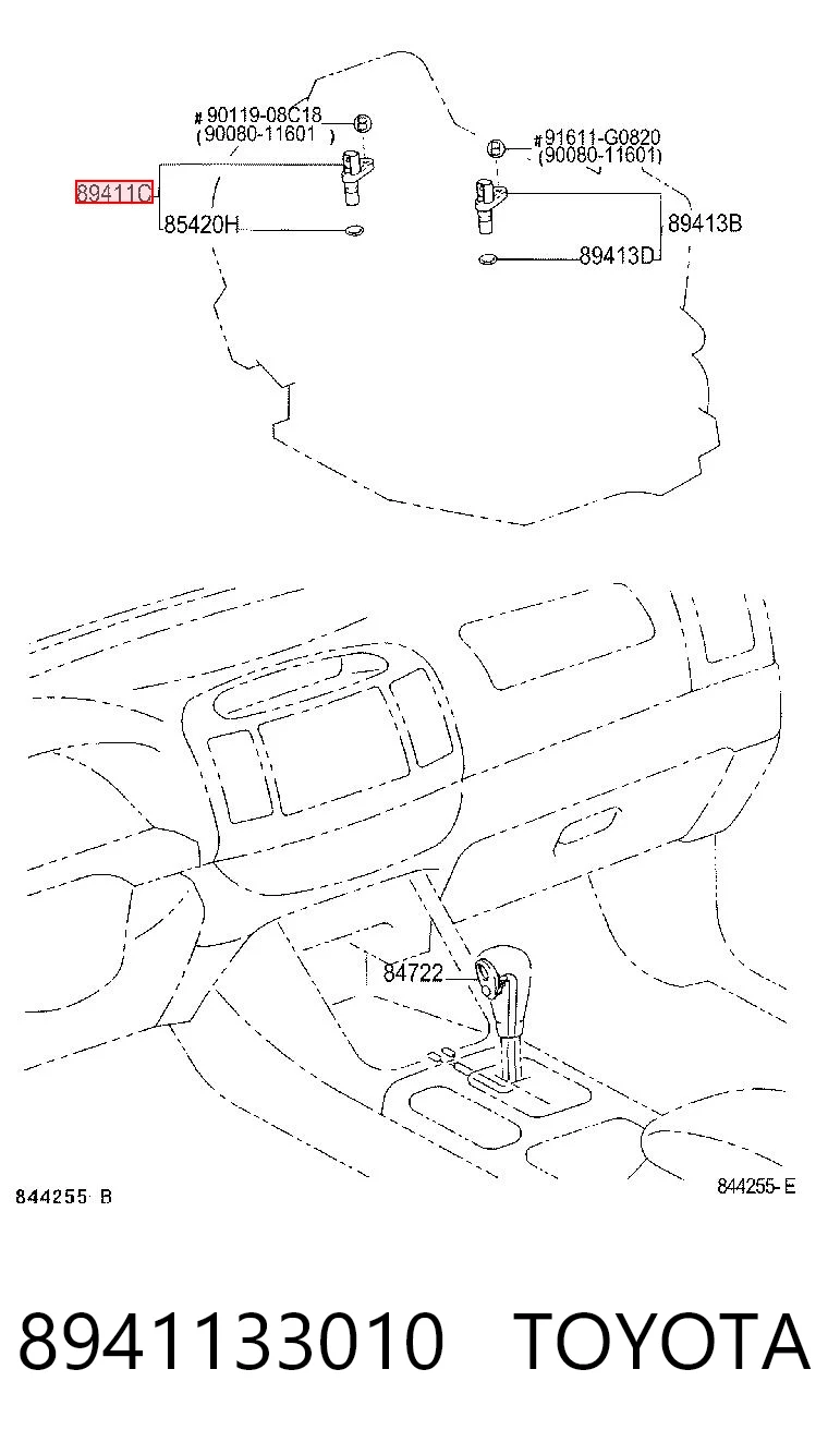 Sensor de velocidade Toyota RAV4 III A3