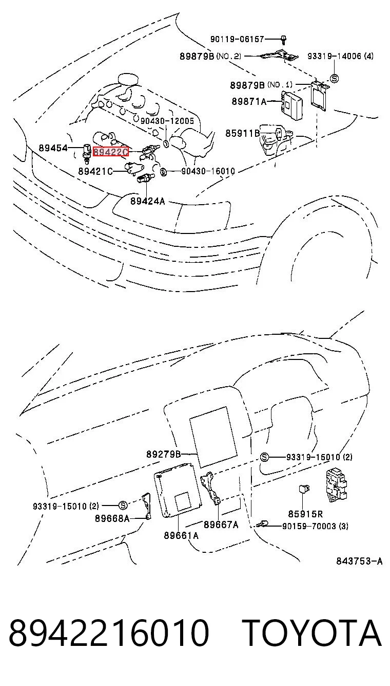 Sensor de temperatura do fluido de esfriamento (de ativação de ventilador do radiador) Mazda 323 F VI BJ