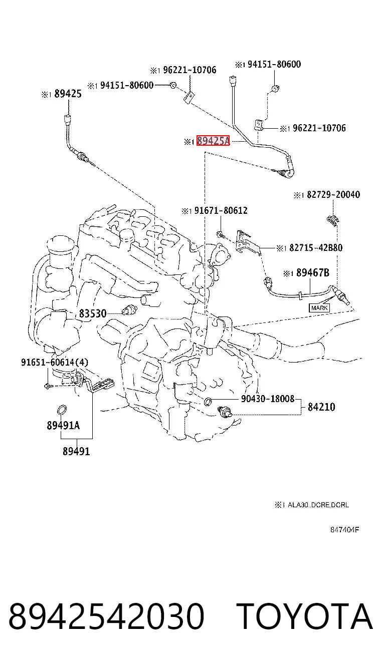 8942542030 Toyota