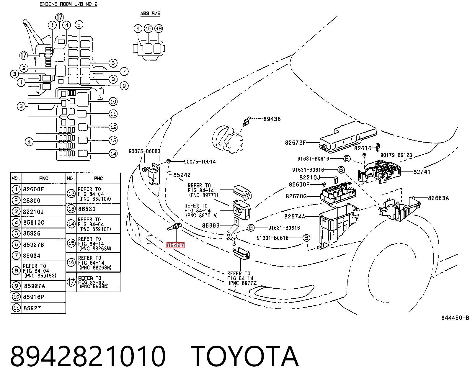 8942821010 Toyota Sensor de temperatura do fluido de esfriamento (de ativação de ventilador do radiador)