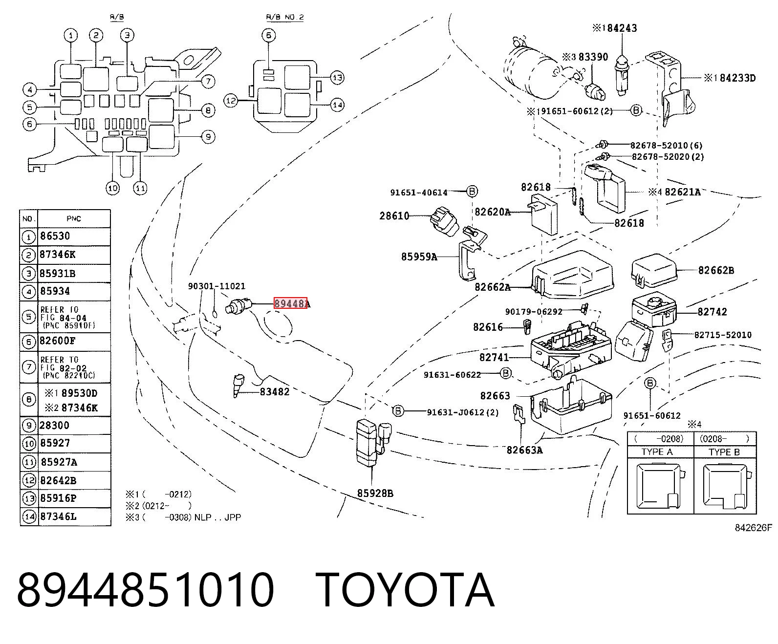 8944851010 Toyota