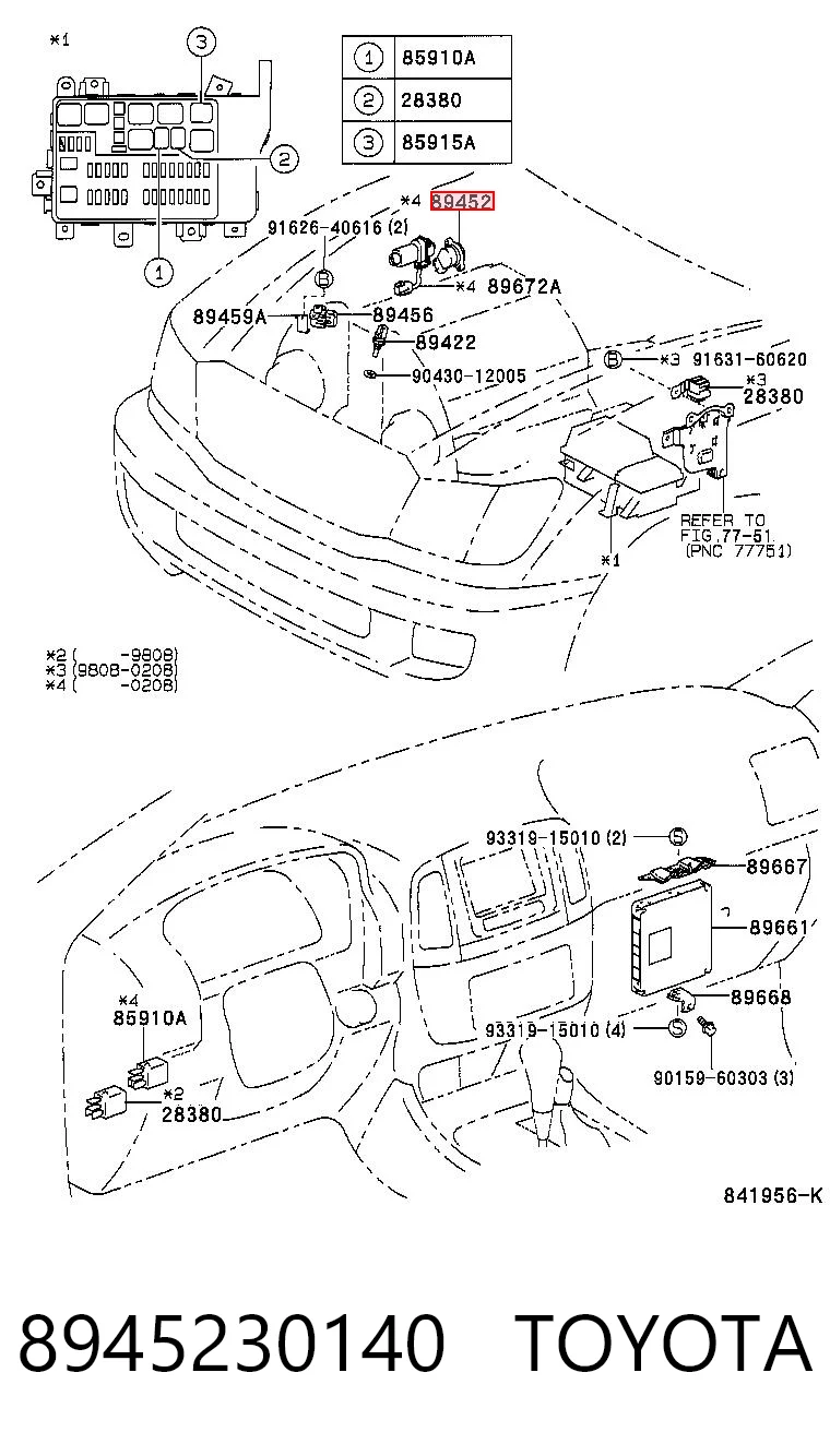  Sensor de posição da válvula de borboleta (potenciômetro) Toyota Land Cruiser 100 SUV (J10) (1998 - 2005) 100